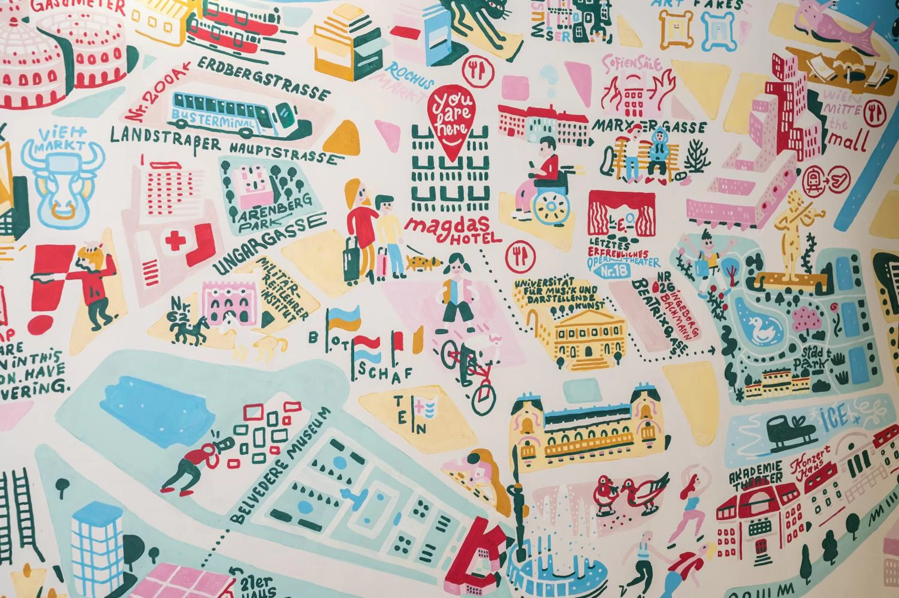 Property building in magdas HOTEL Vienna City - First Social Business HOTEL in Austria