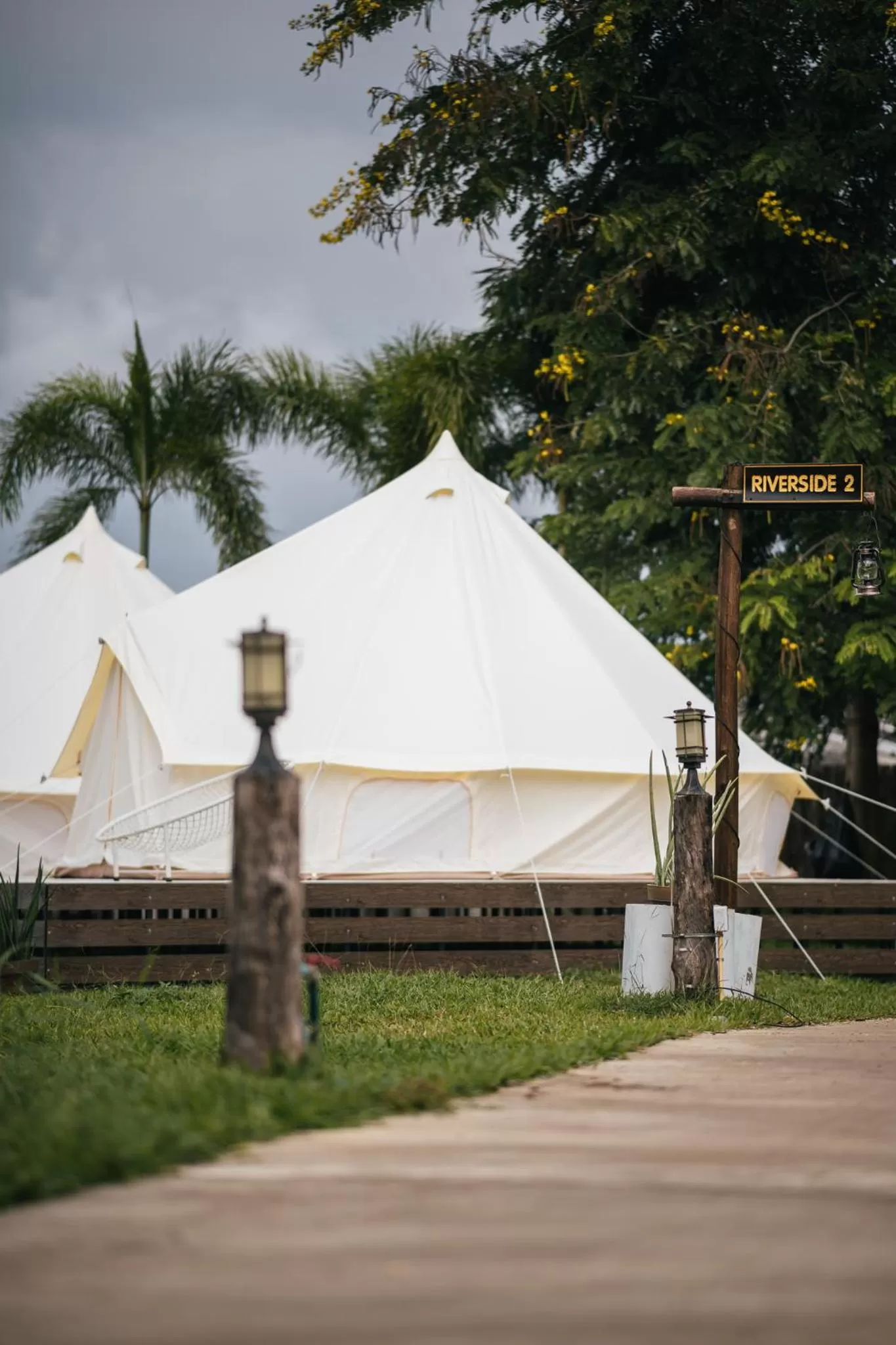 Garden in Doi Inthanon Riverside resort