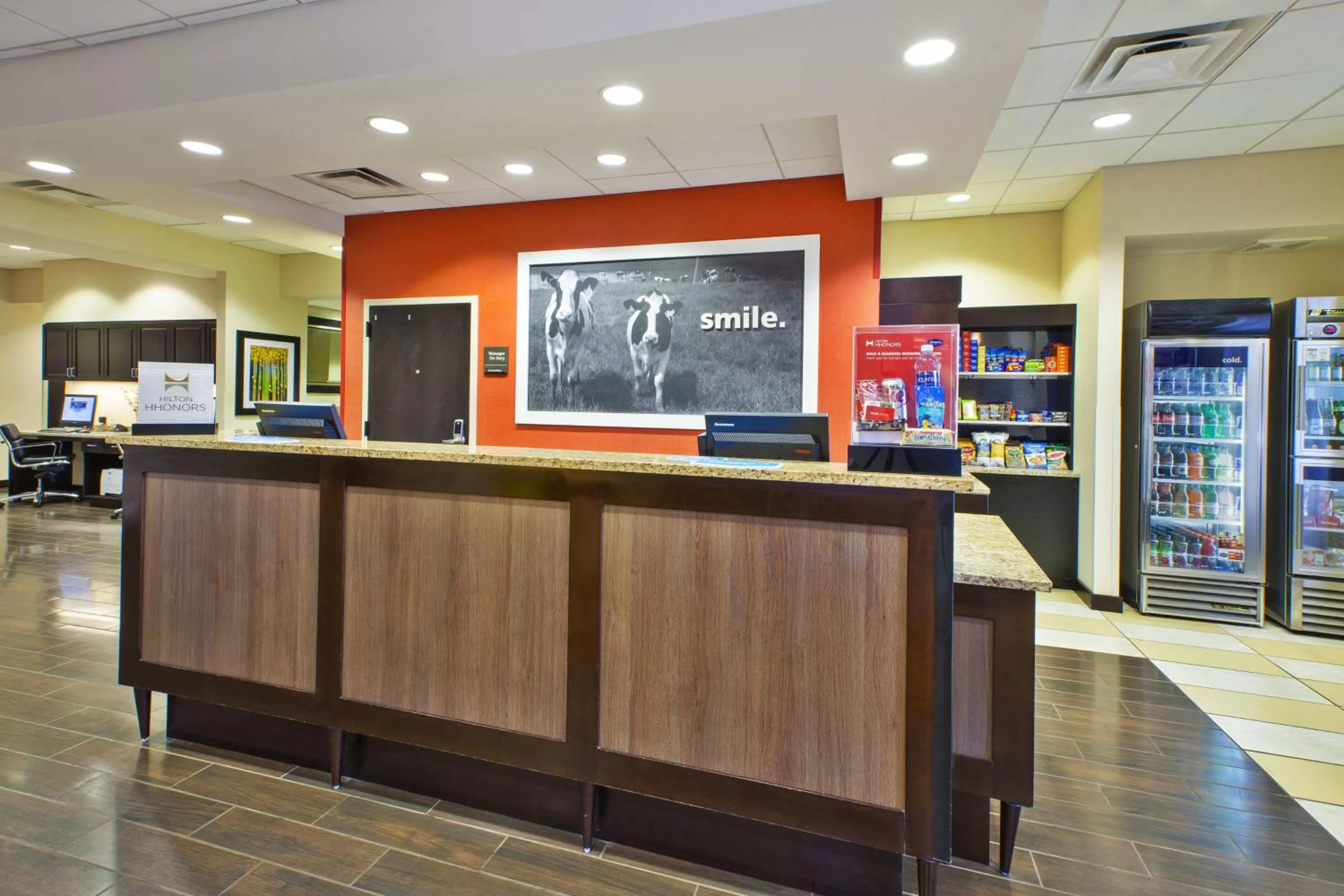 Lobby or reception in Hampton Inn Washington-Dulles International Airport South