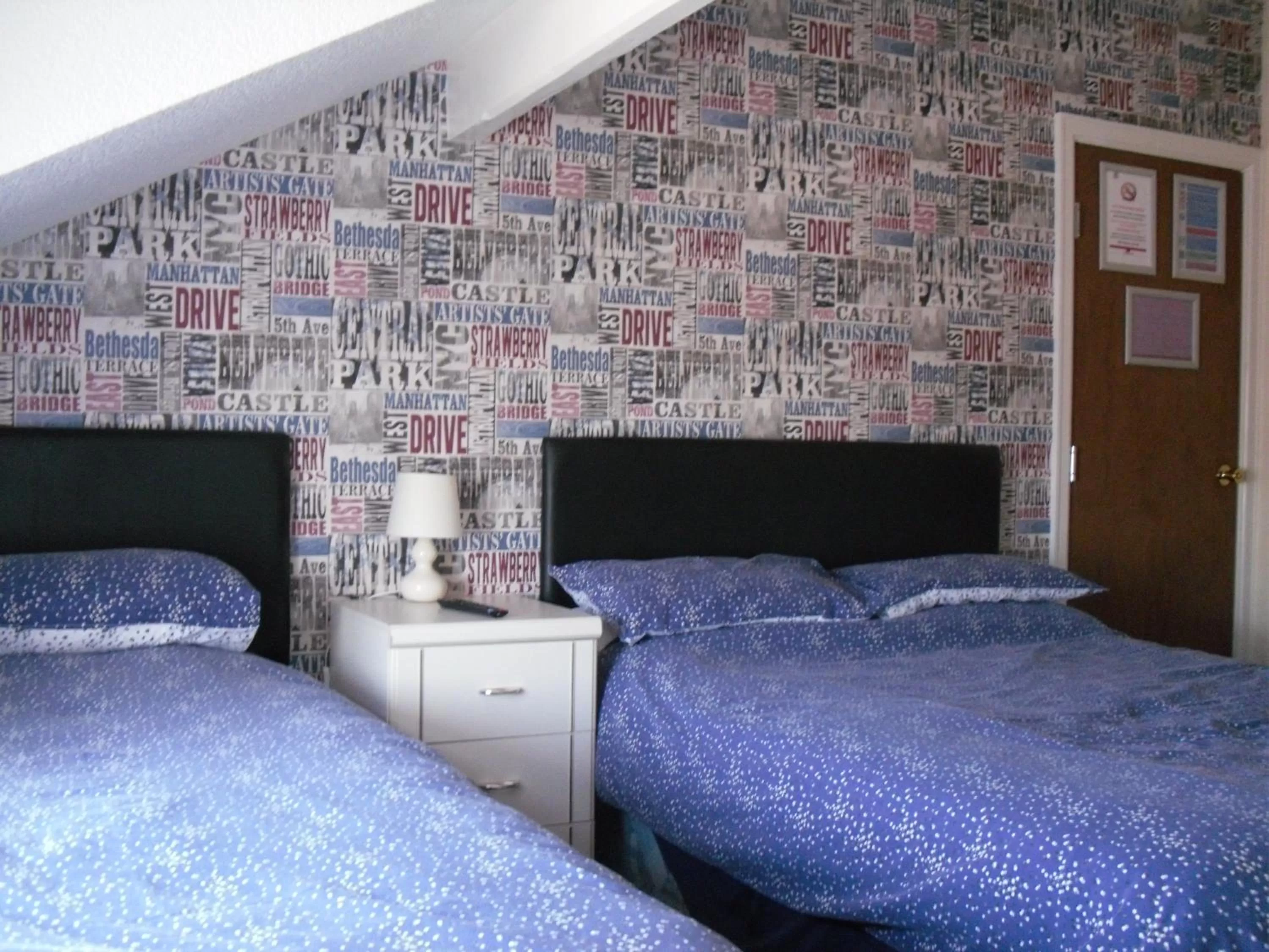 Bed in The Trentham Hotel