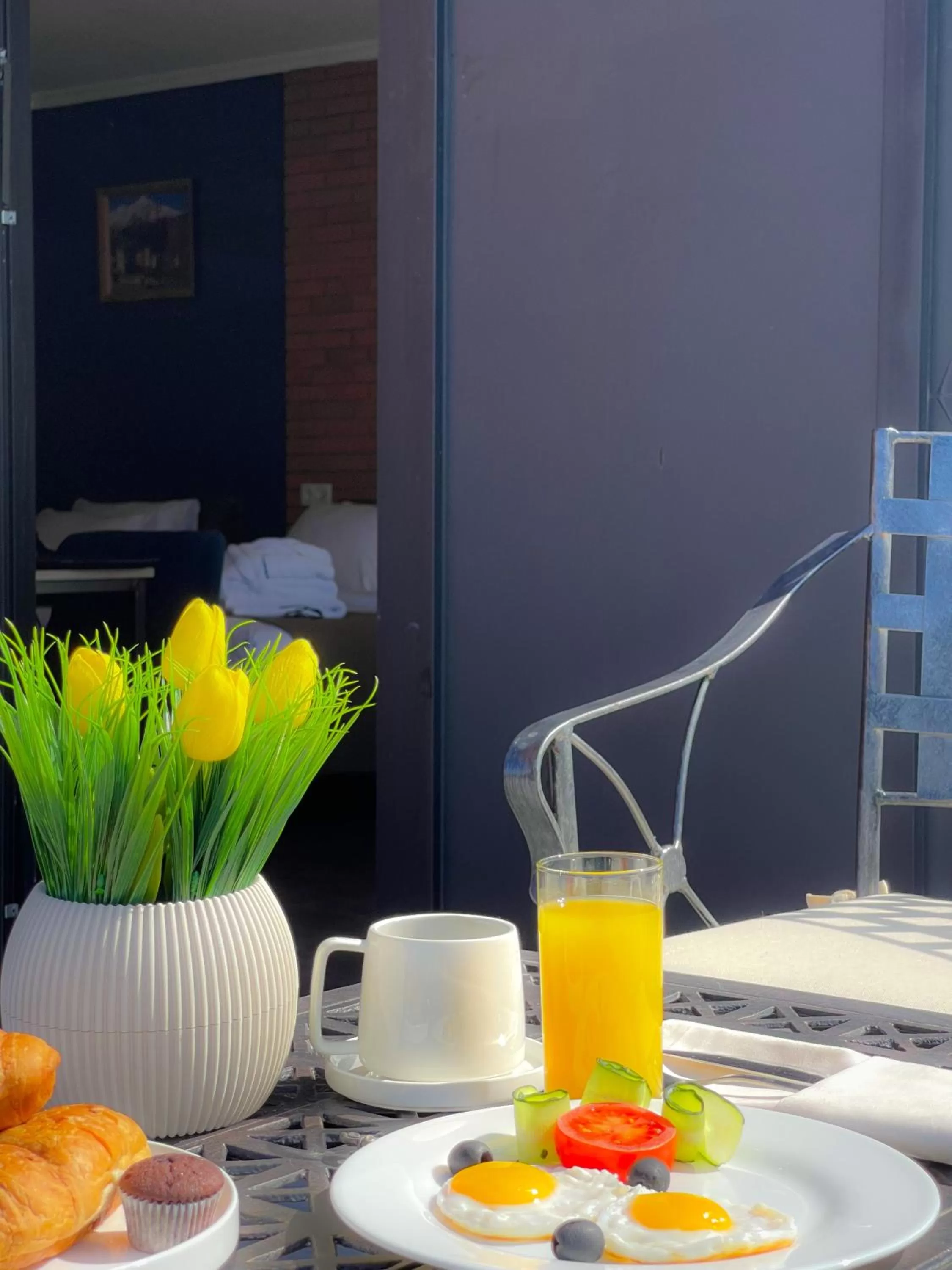 Breakfast in Bricks Hotel Tbilisi