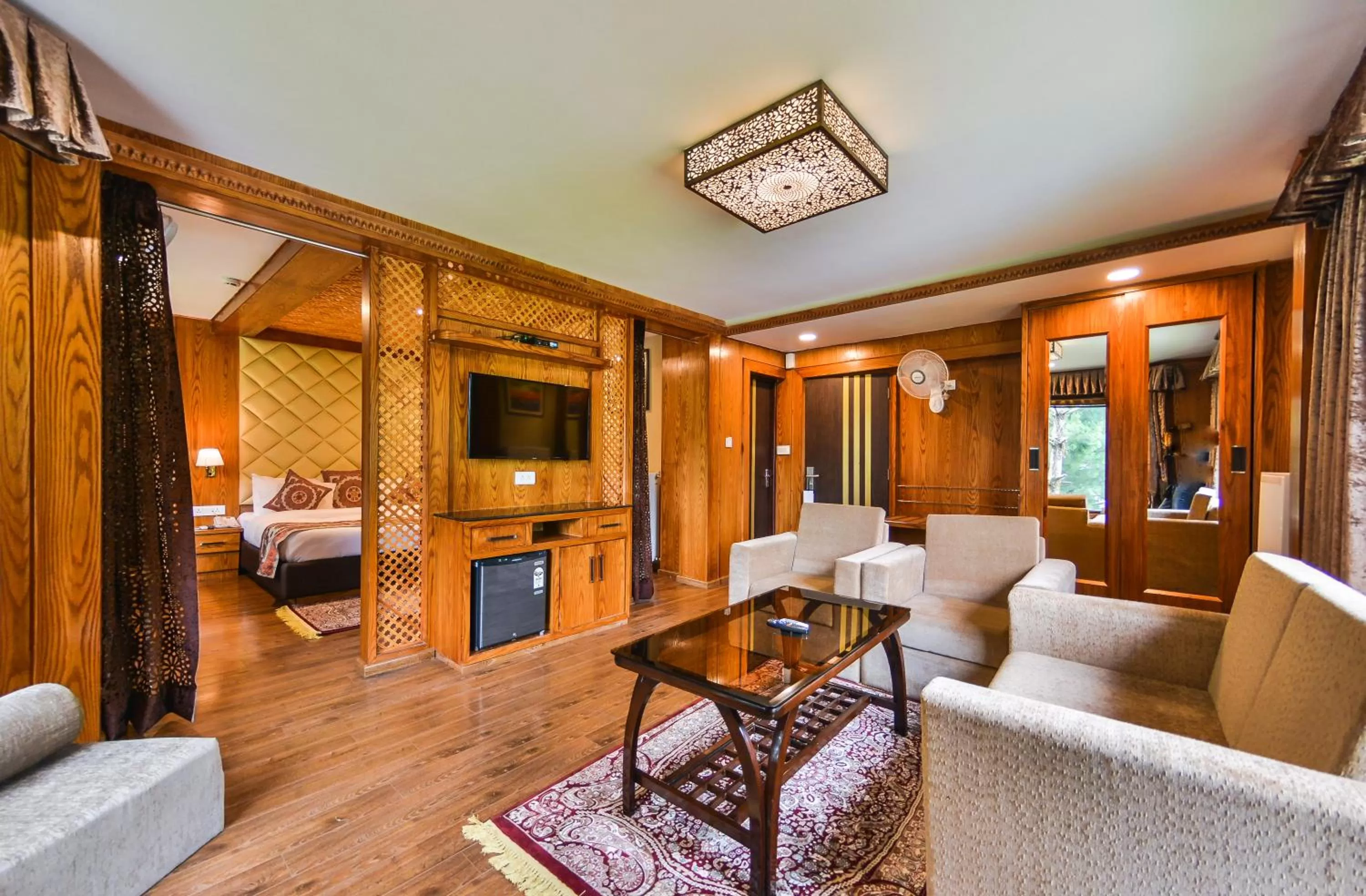 Seating Area in Royal Hillton Pahalgam