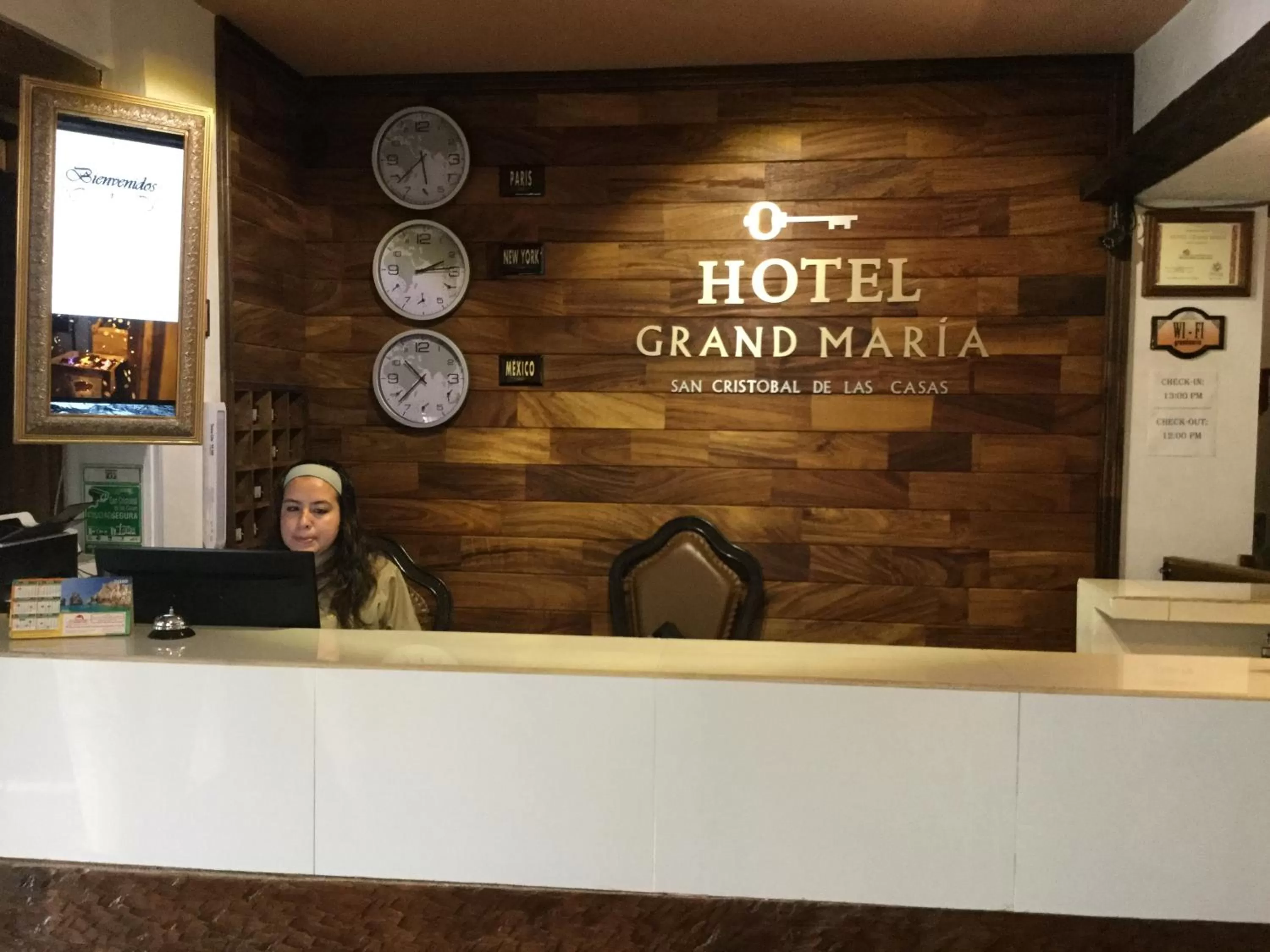 Lobby or reception in Hotel Grand Maria