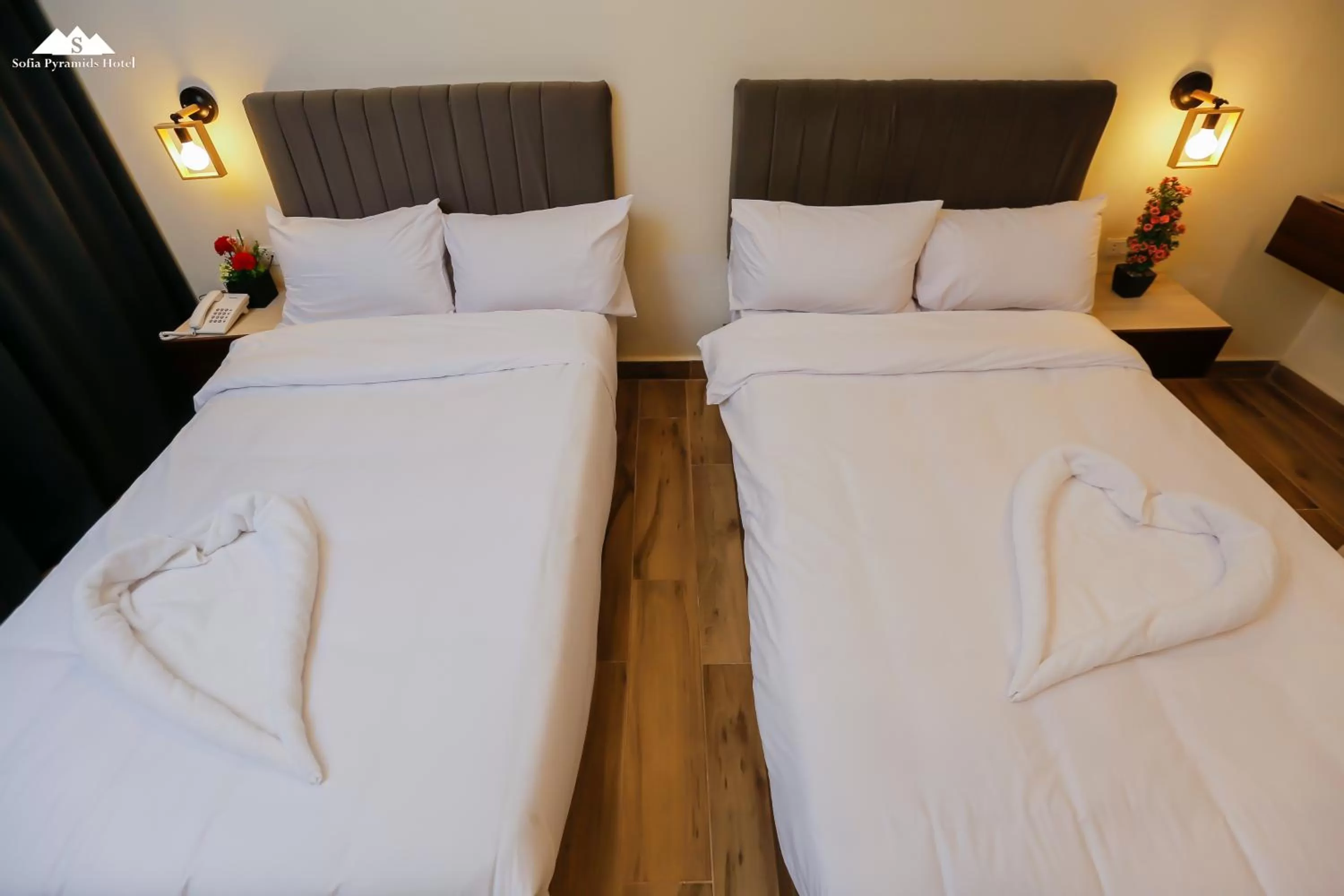 Bedroom, Bed in Sofia Pyramids Hotel