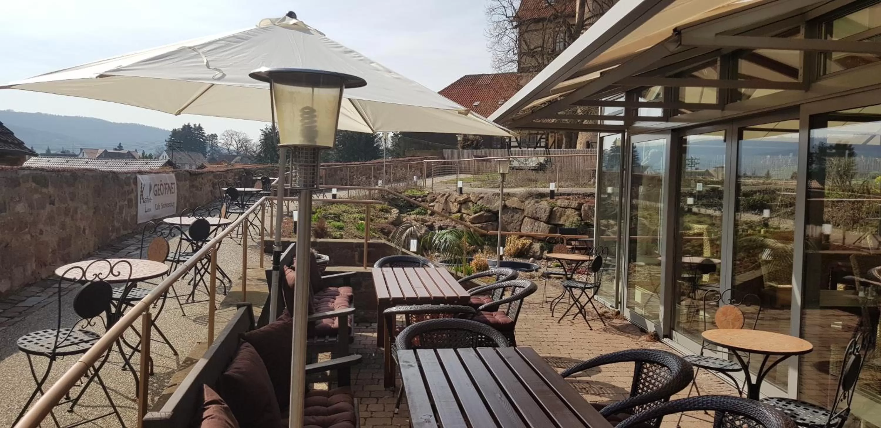 Balcony/Terrace in Hotel & Café Schachtenburg