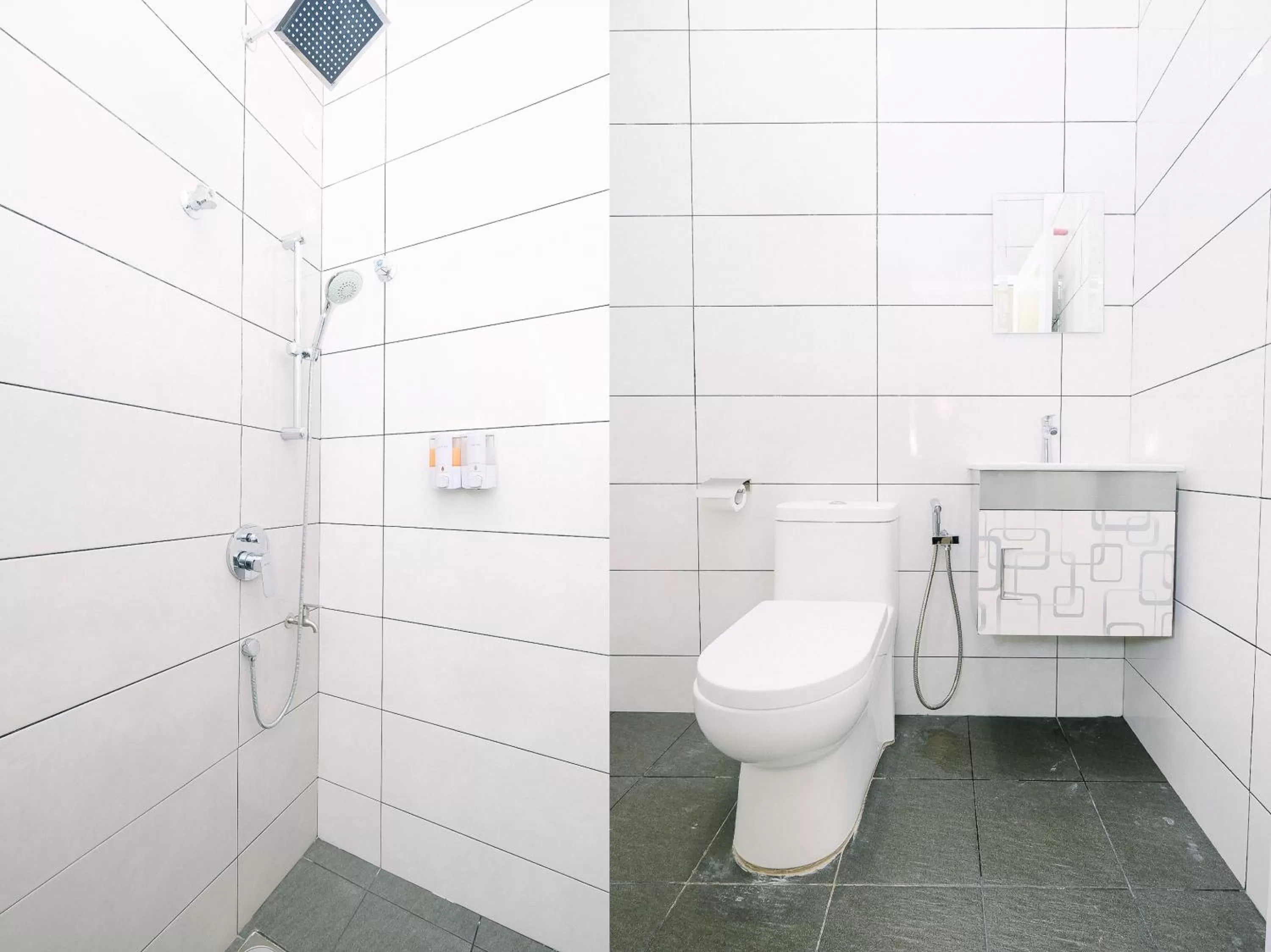 Bathroom in Super OYO 43935 Mancalin Hotel