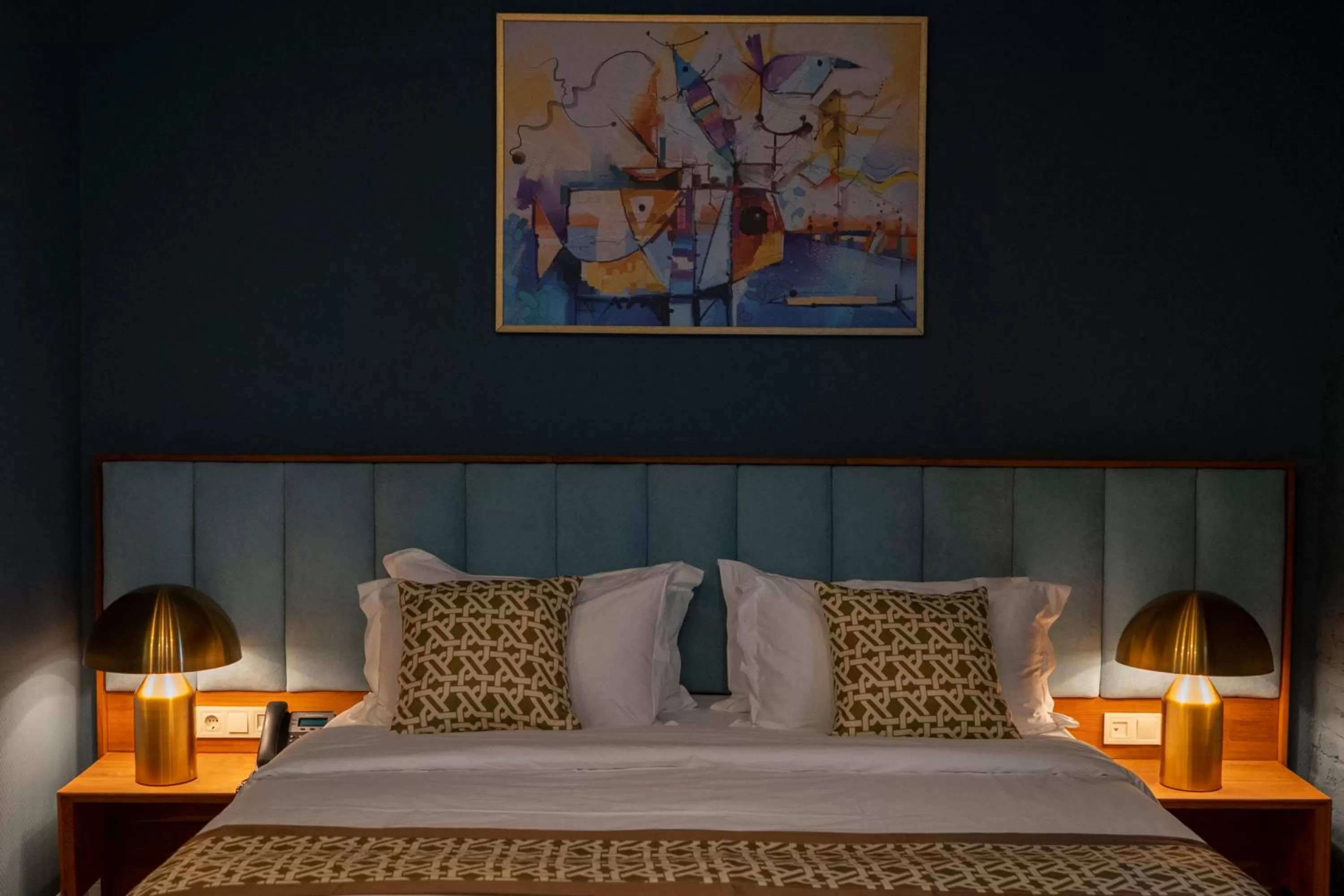 Bed in Grand Opera Hotel