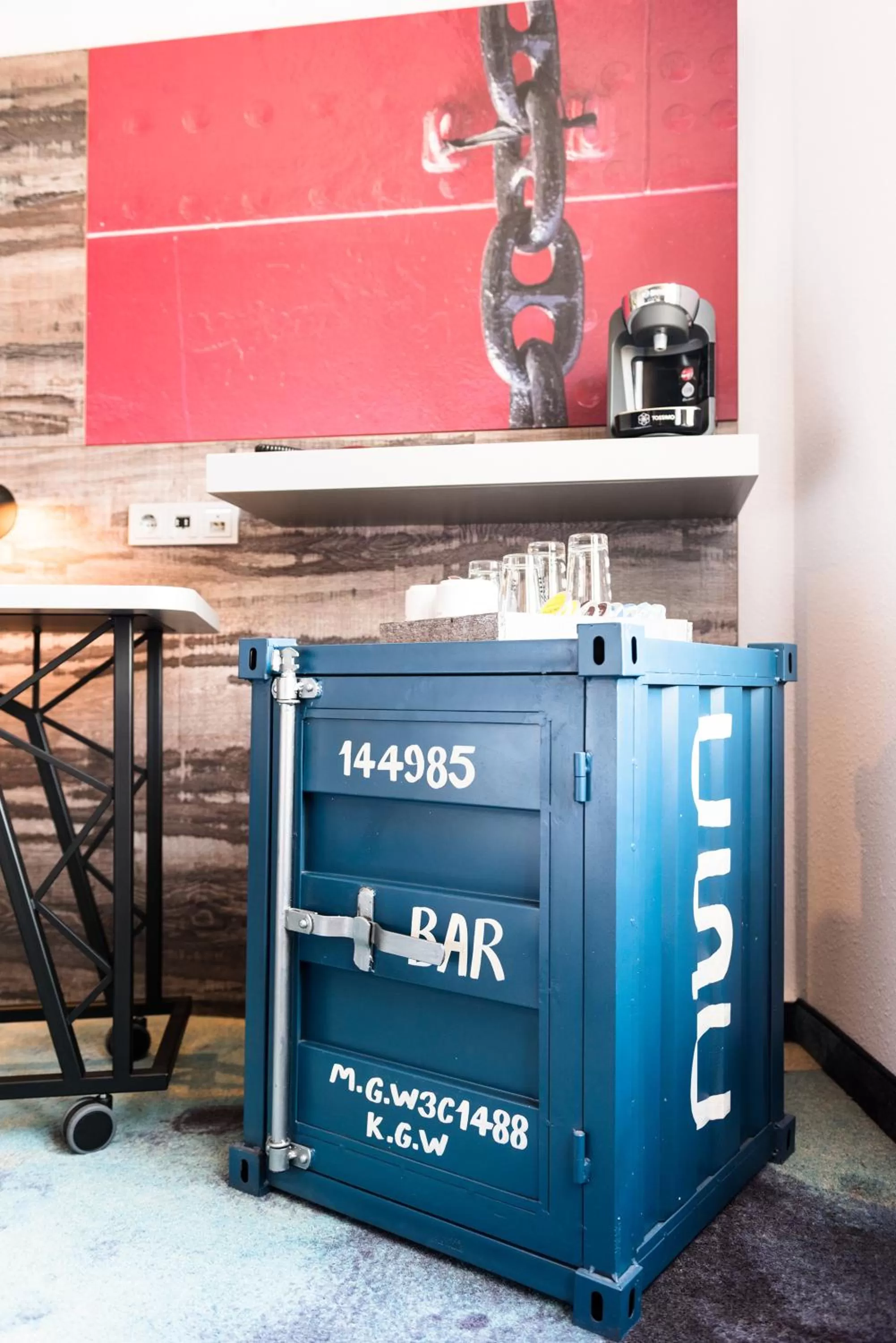 Decorative detail in Mercure Hotel Hamburg City