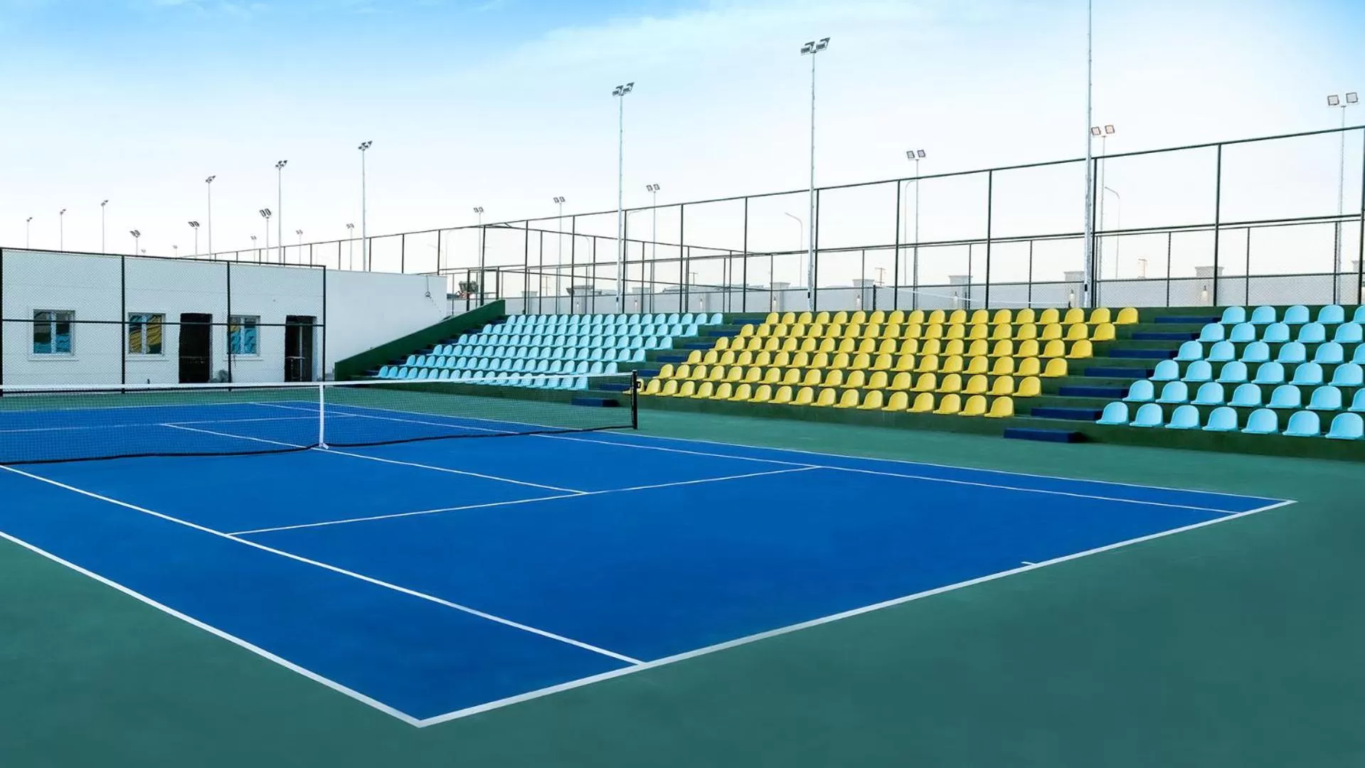 Tennis court in Rixos Water World Aktau - Theme Park Free Access