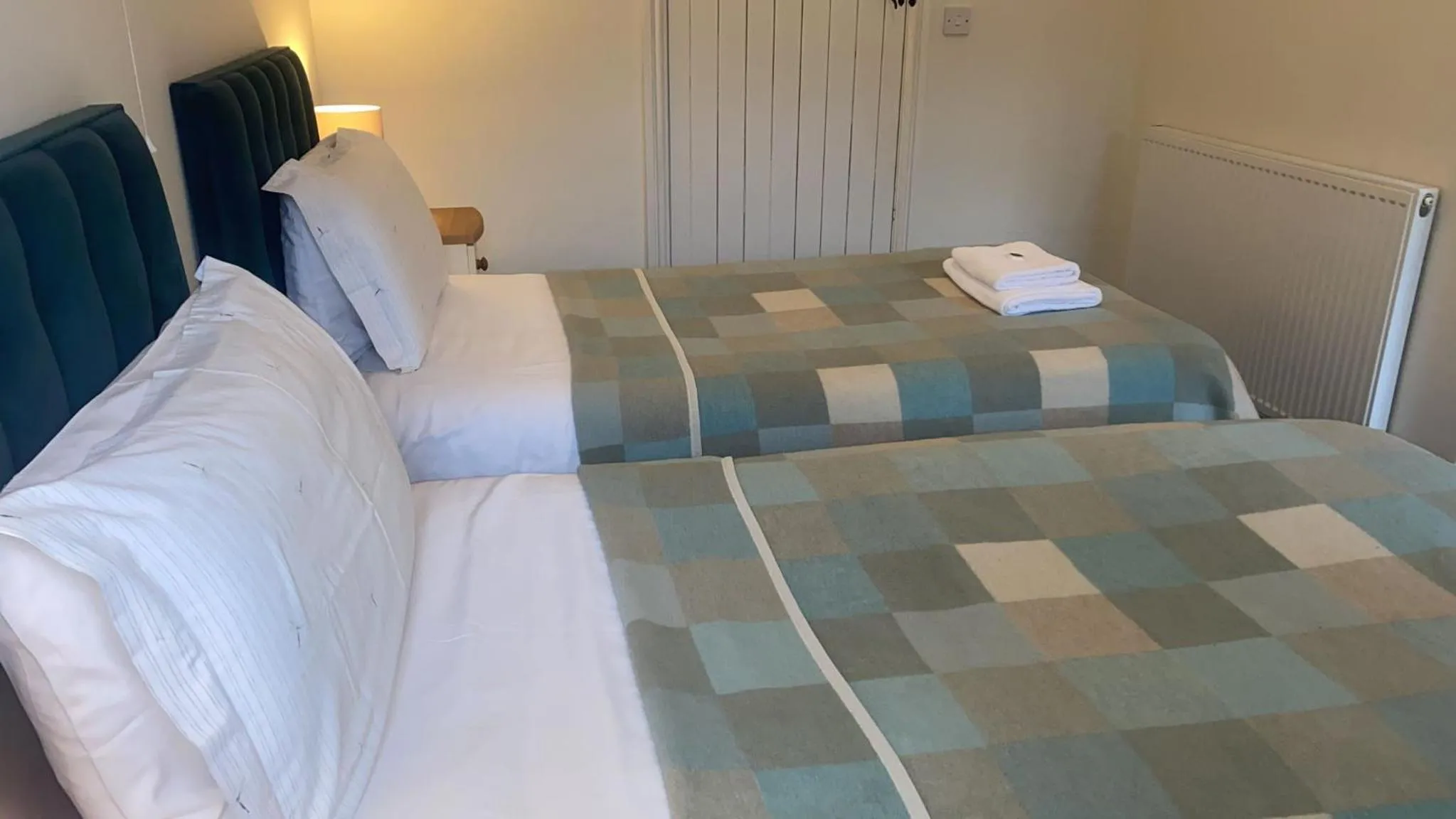 towels, Bed in Church Farm Accommodation