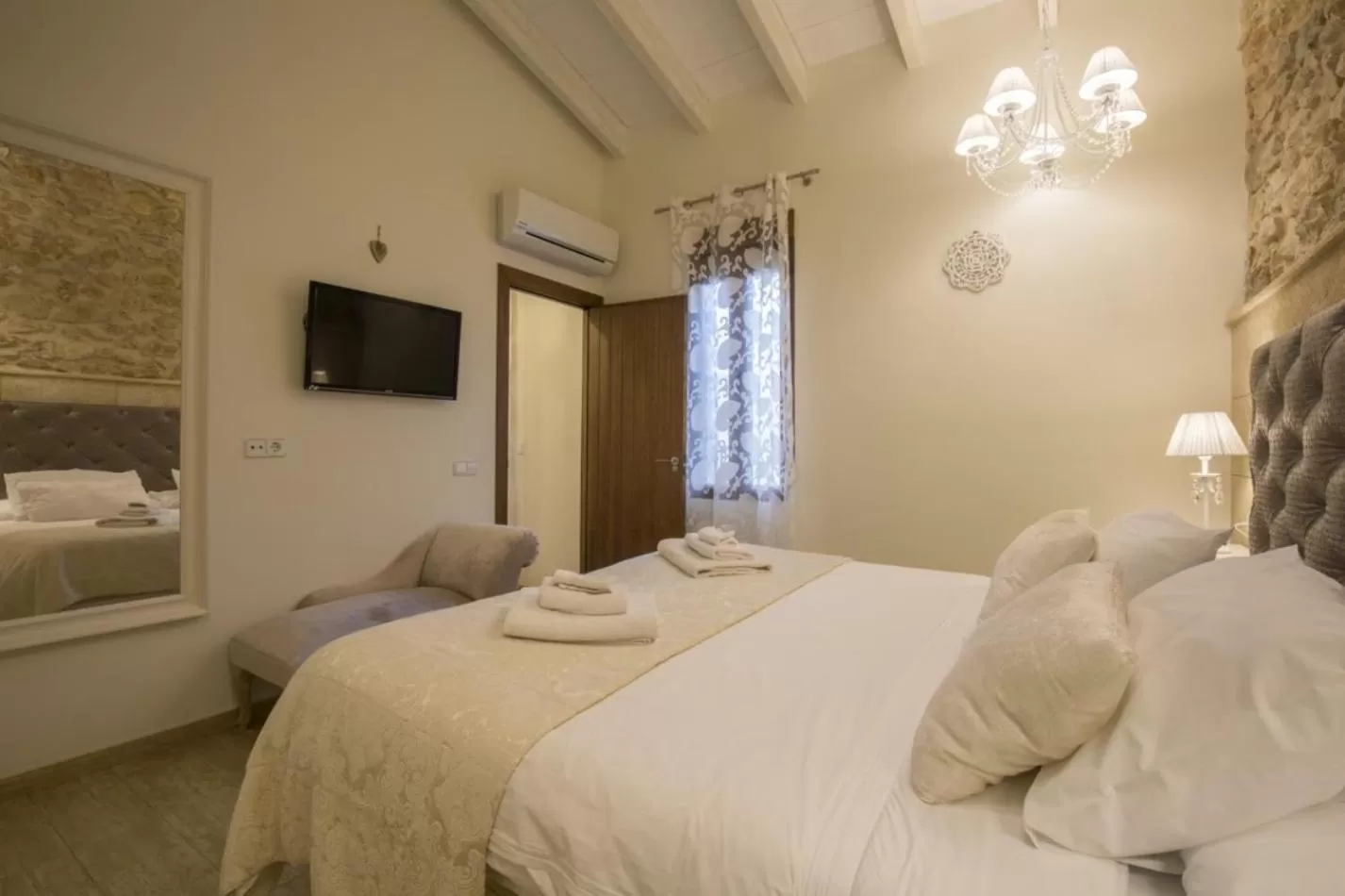 Bedroom, Bed in Casa Mistela