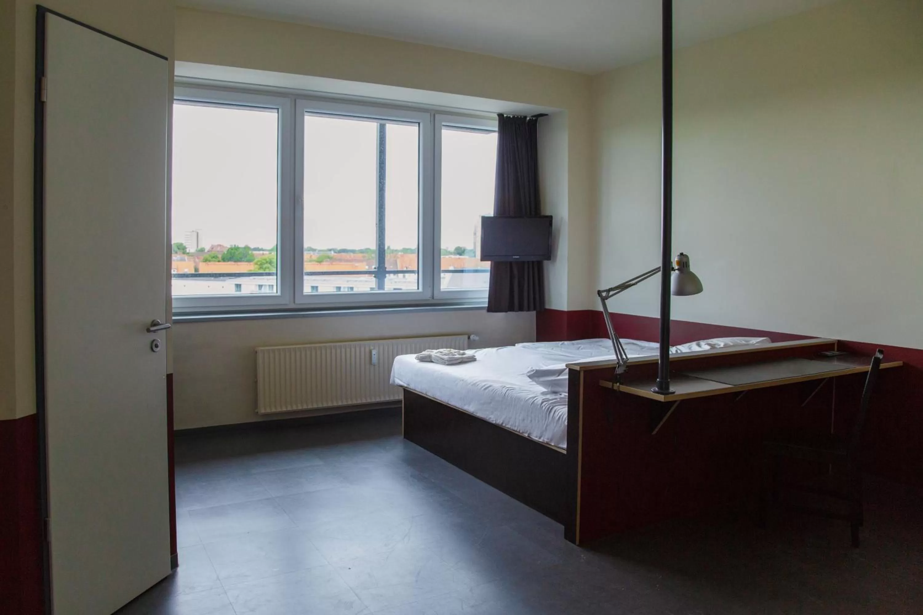 Bedroom, Bed in Base Apartments