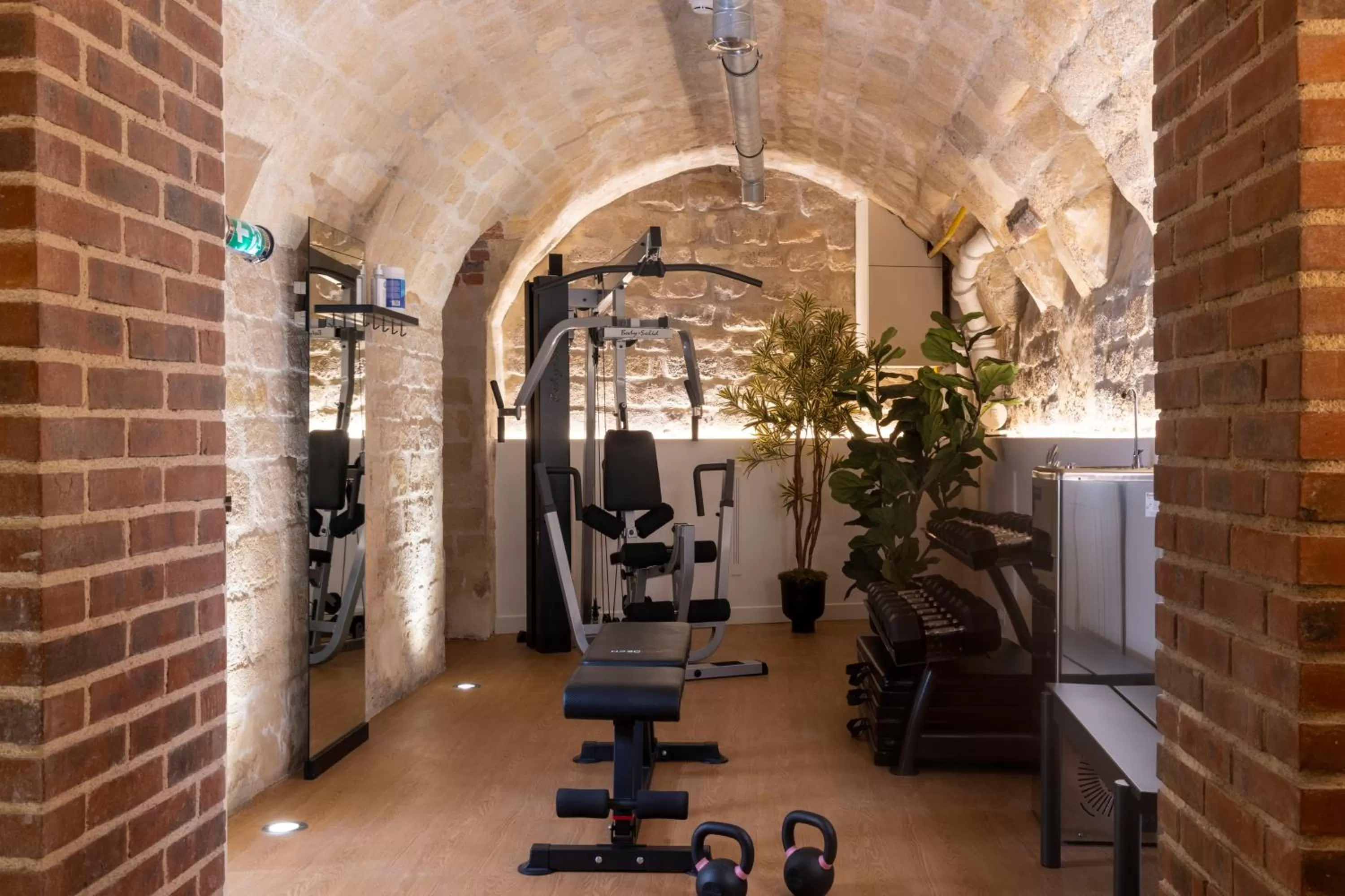 Fitness centre/facilities in Hotel Abbatial Saint Germain