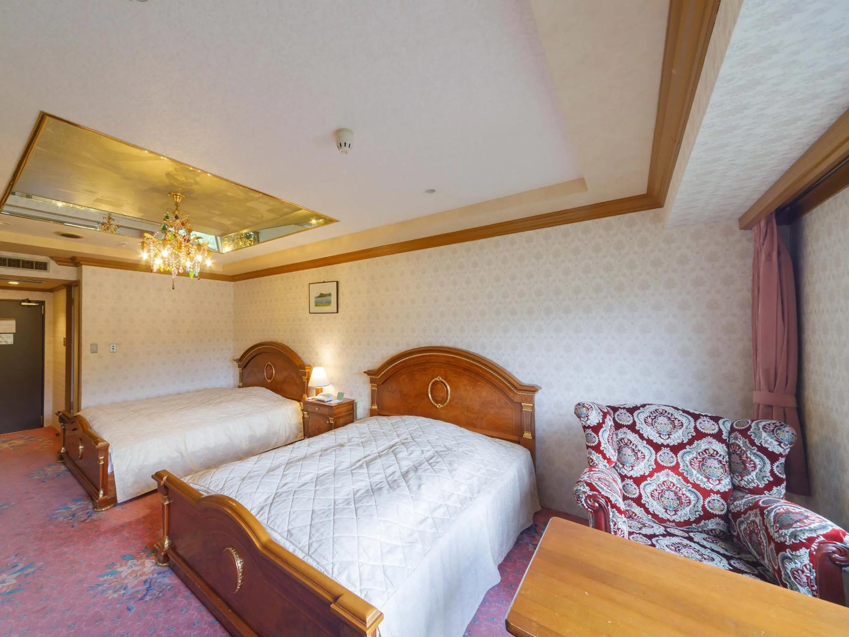 Bed in Jozankei View Hotel