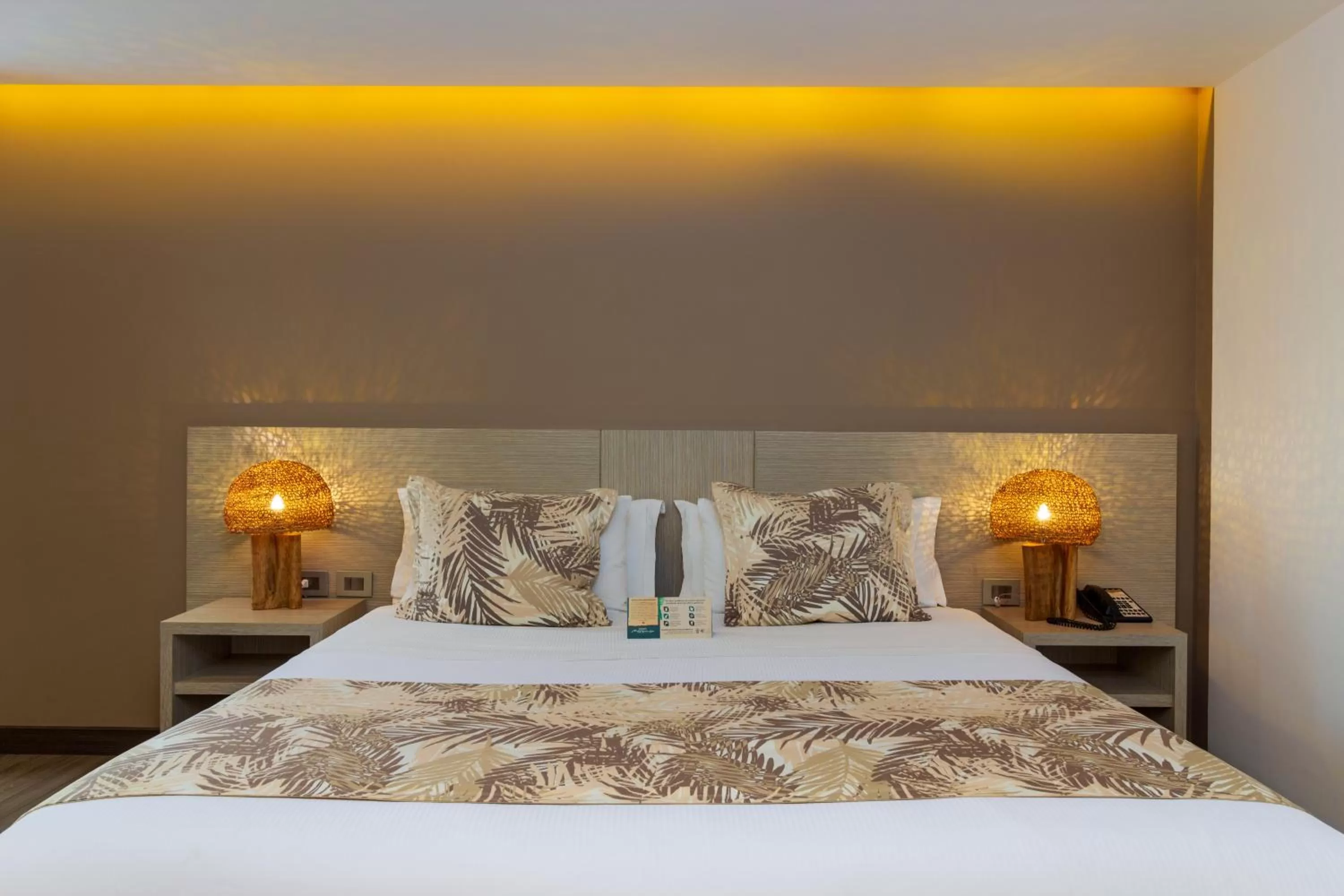 Bed in Hotel Mocawa Plaza Armenia