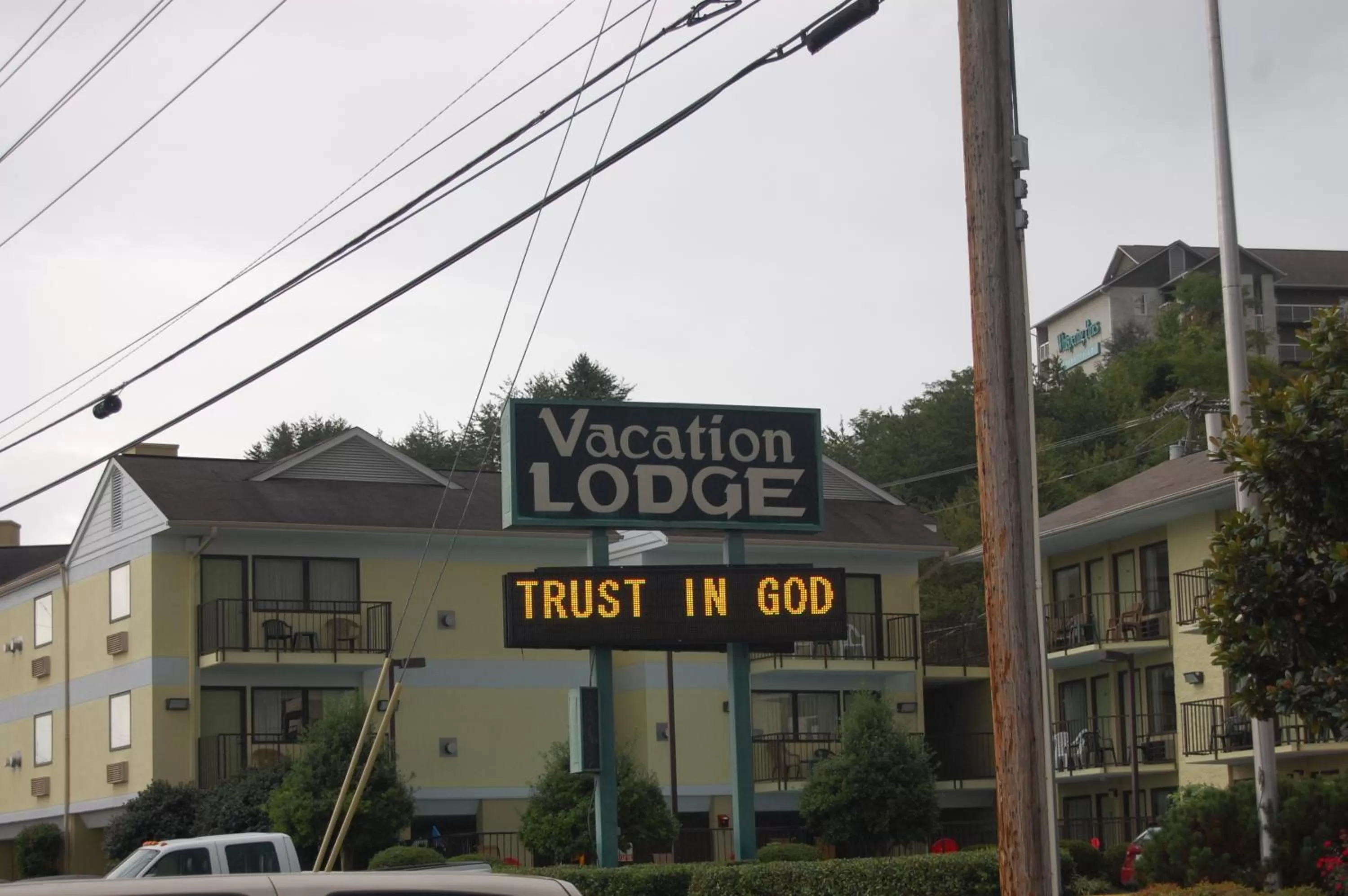 Property logo or sign in Vacation Lodge