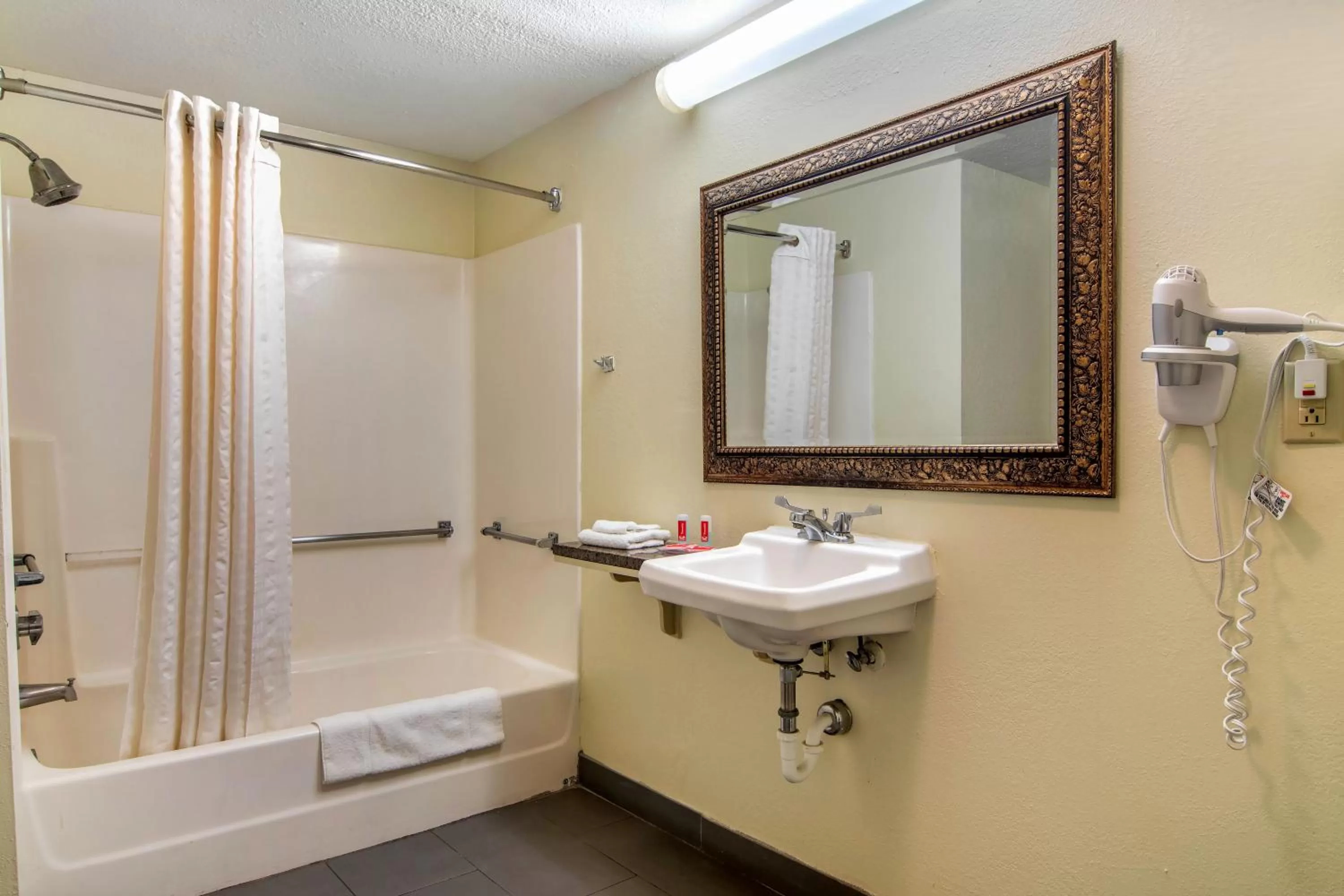Bathroom in Econo Lodge Inn & Suites
