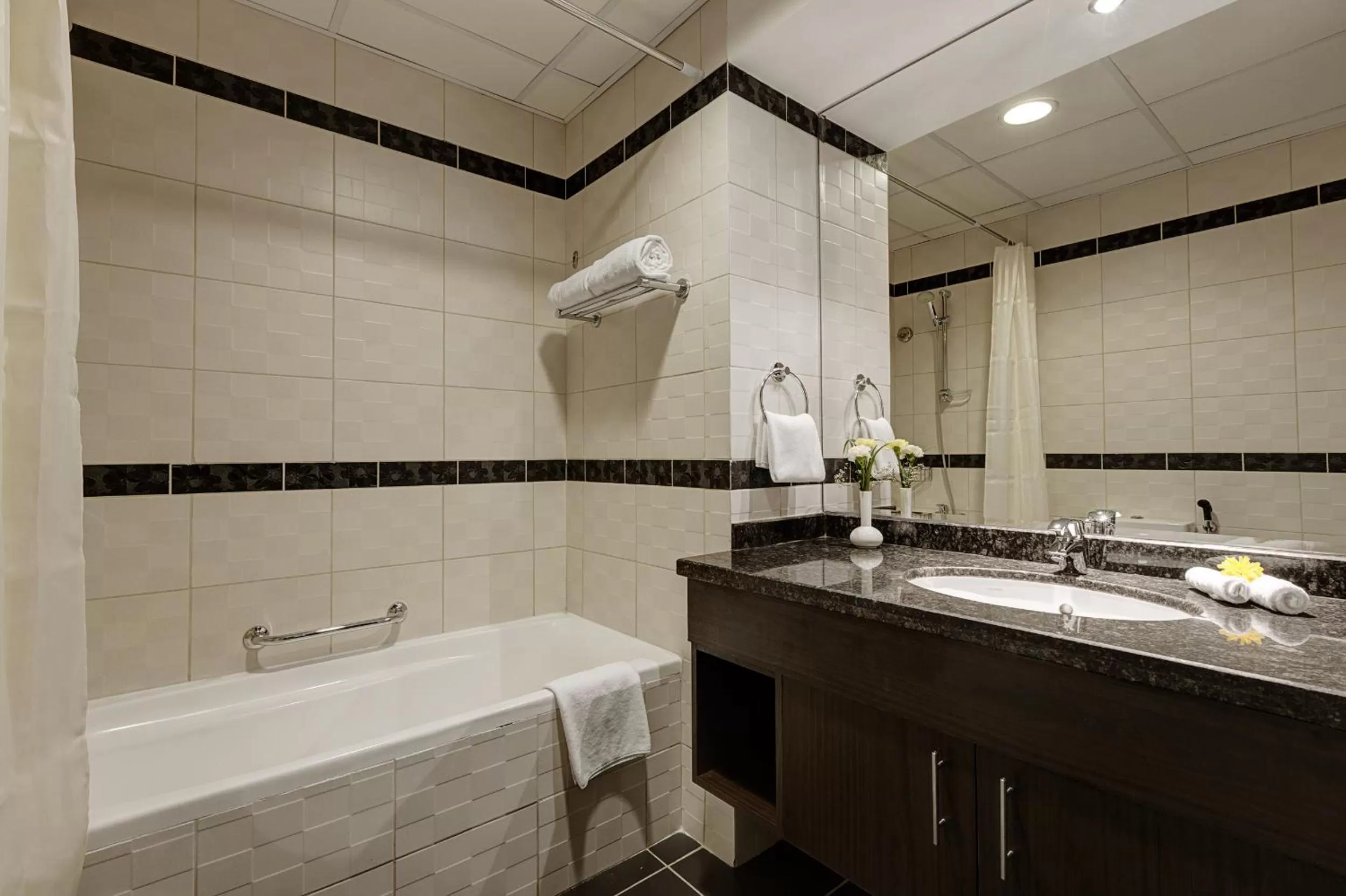 Bathroom in Abidos Hotel Apartment Dubai Land