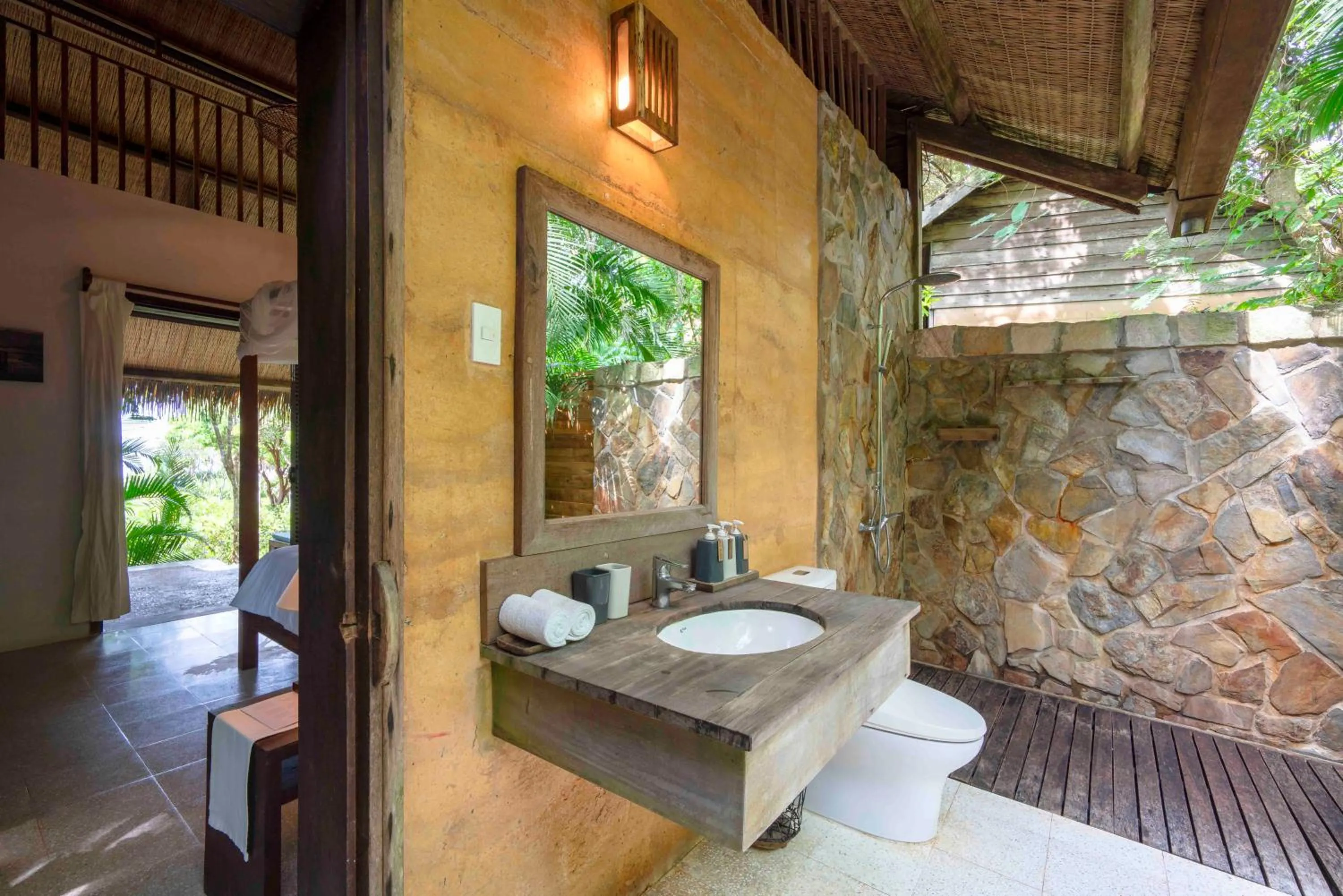 Bathroom in Mango Bay Resort