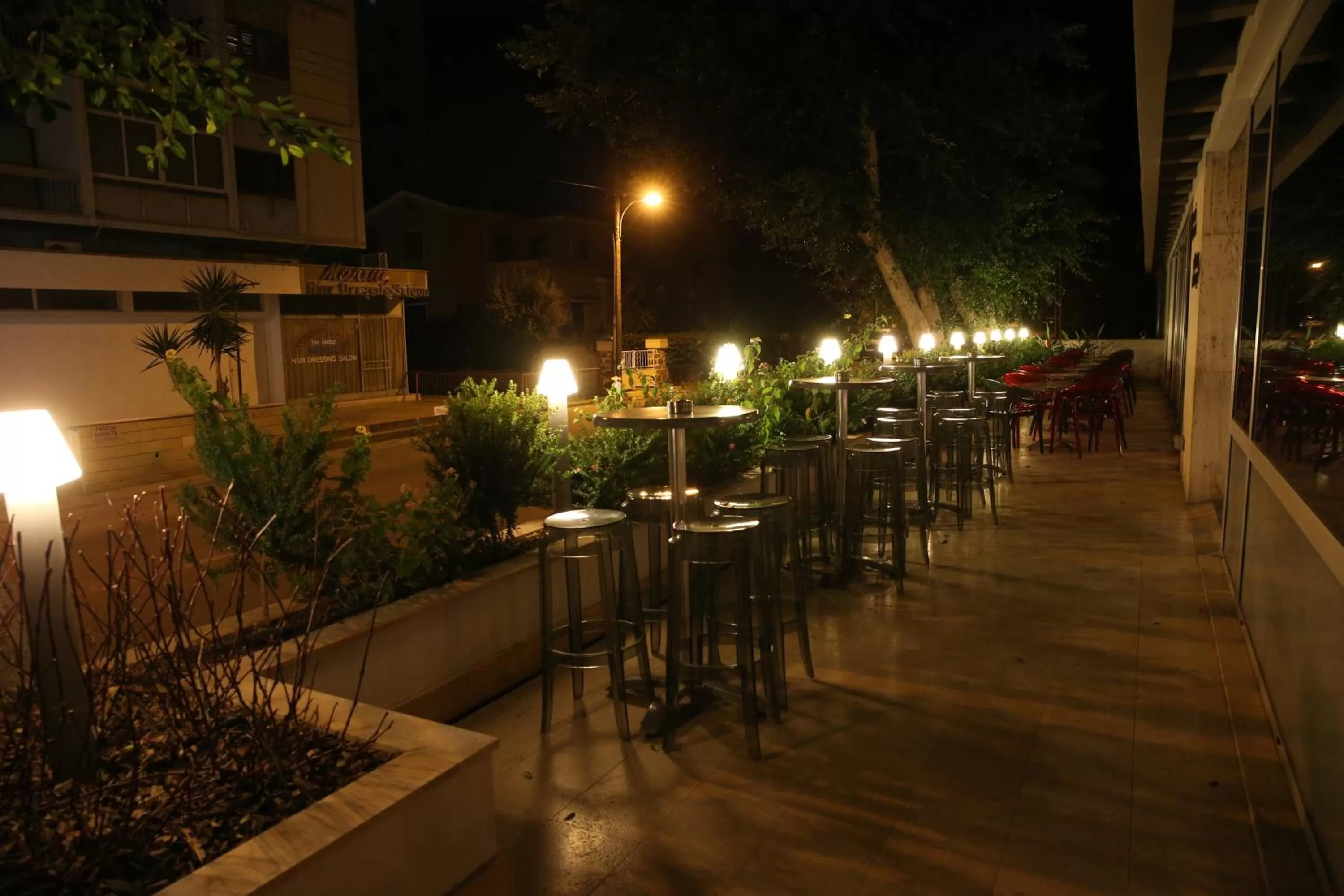Patio in Altius Boutique Hotel