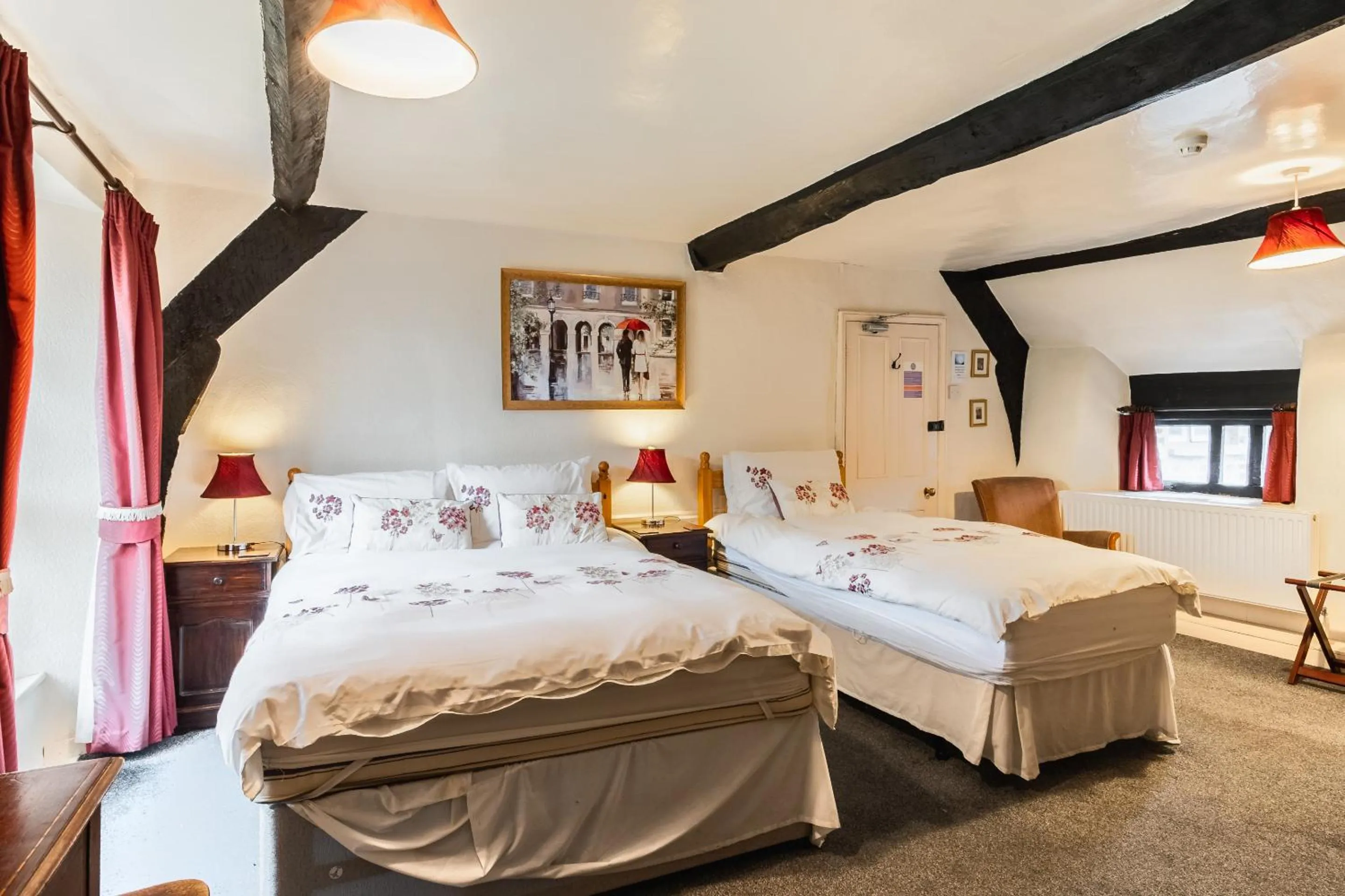 Bedroom, Bed in Yallands Farmhouse
