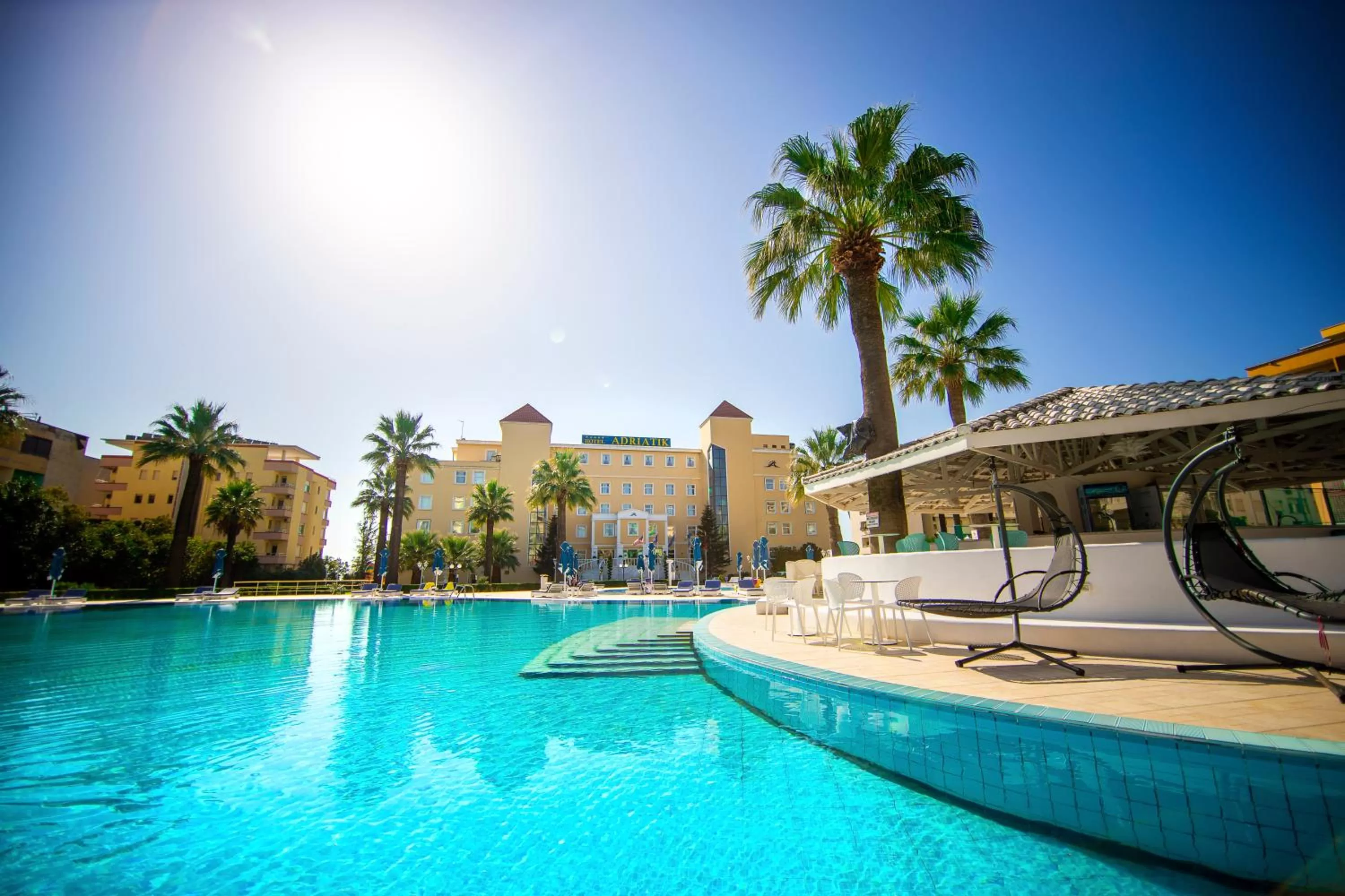 Pool view in Adriatik Hotel, BW Premier Collection