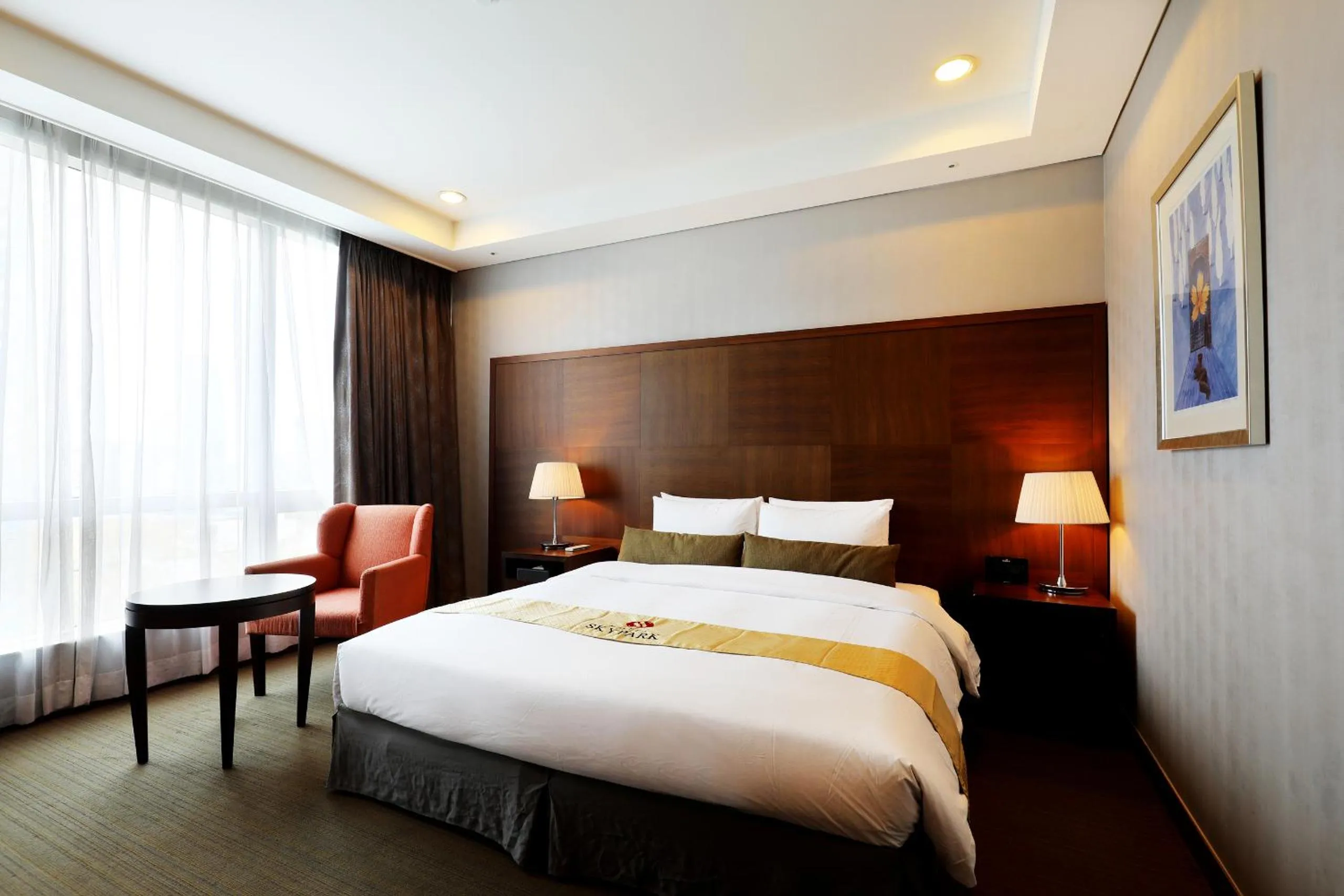 Bed in Bridge Hotel Incheon Songdo