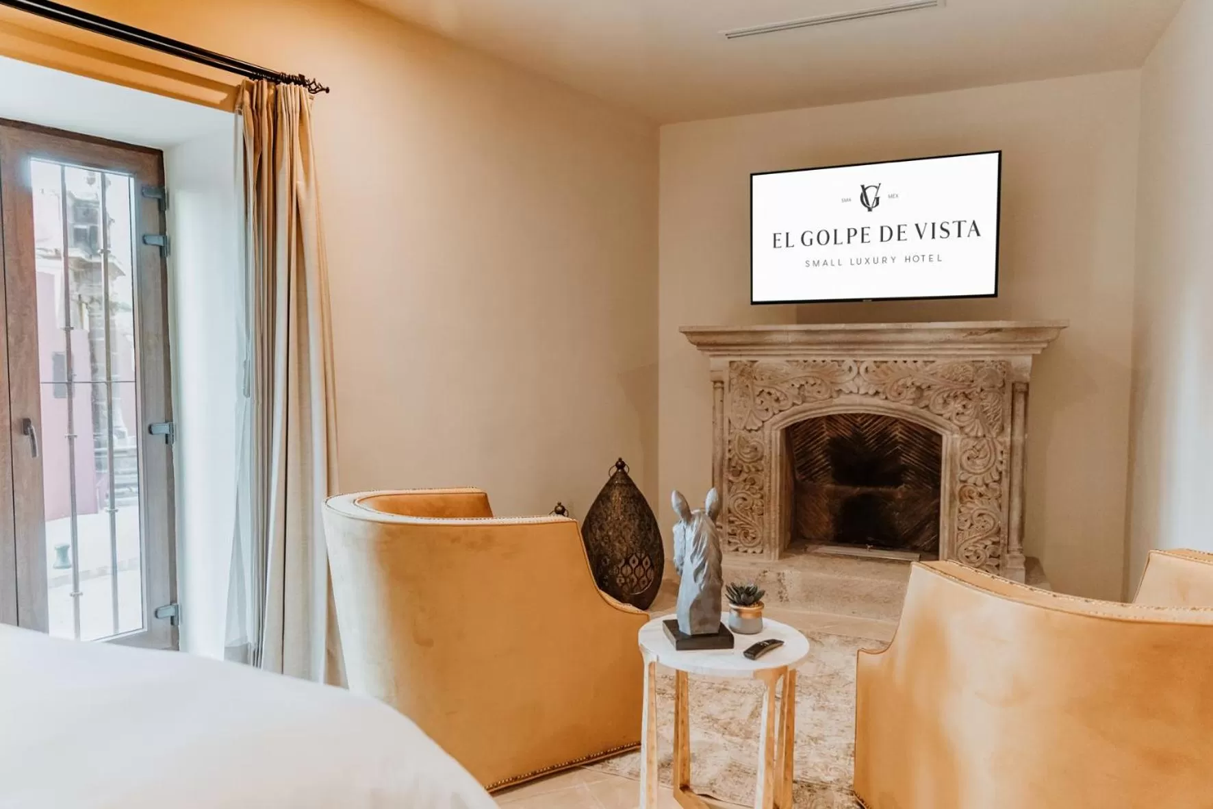 Living room, Bed in El Golpe de Vista