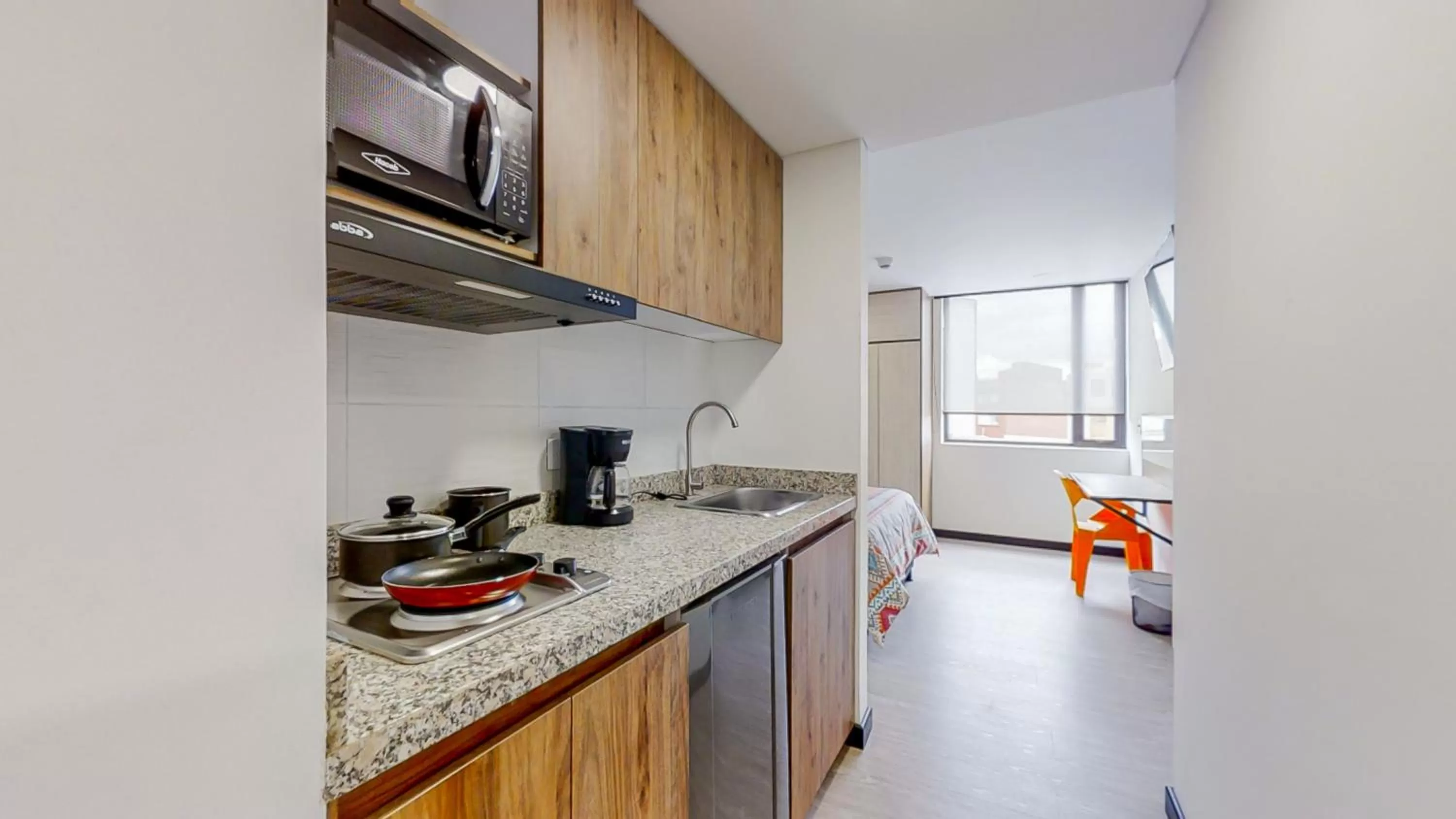 Communal kitchen in Terrazas