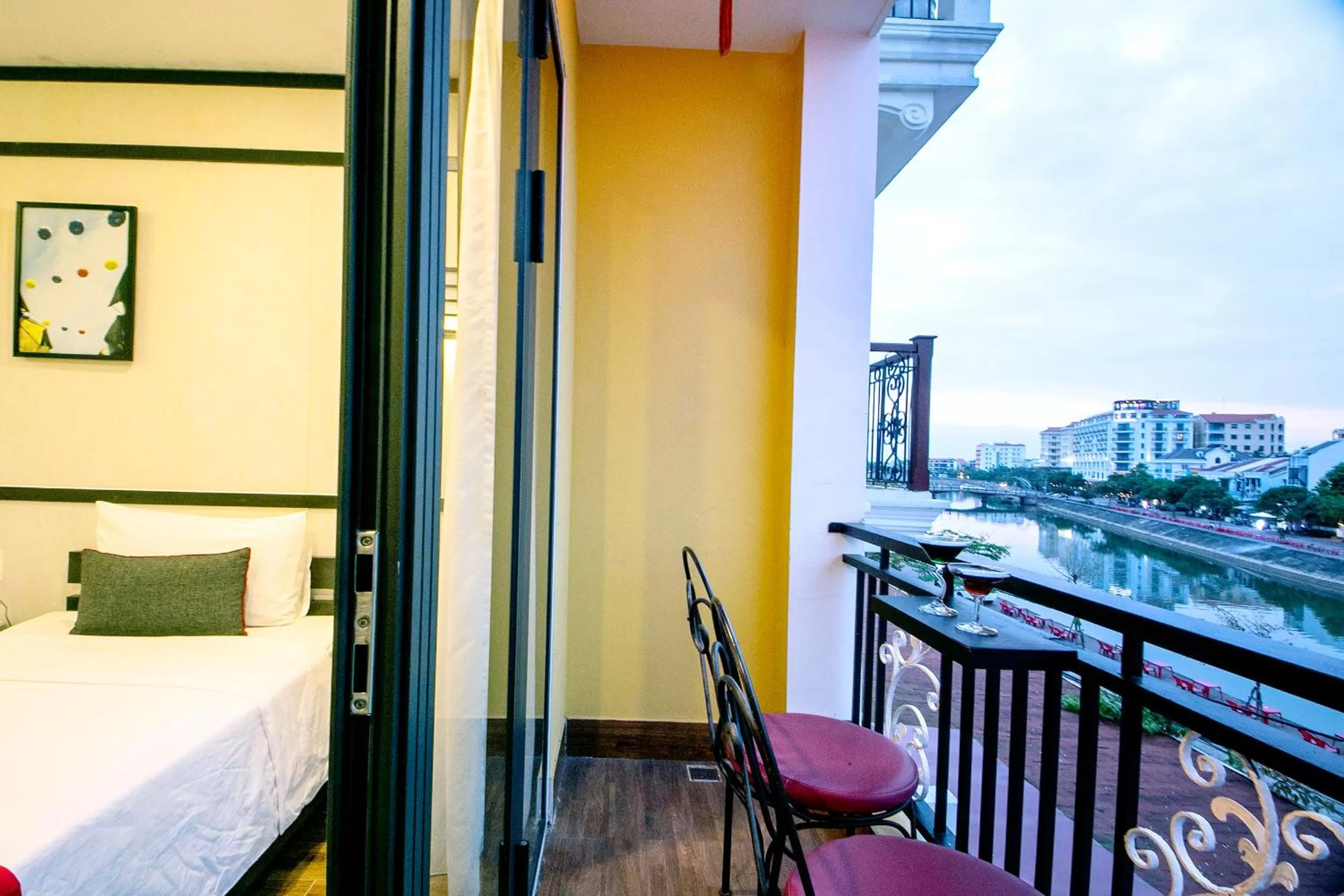 Bedroom, Bed in Hoi An Riverland Villa - Hoi An Center