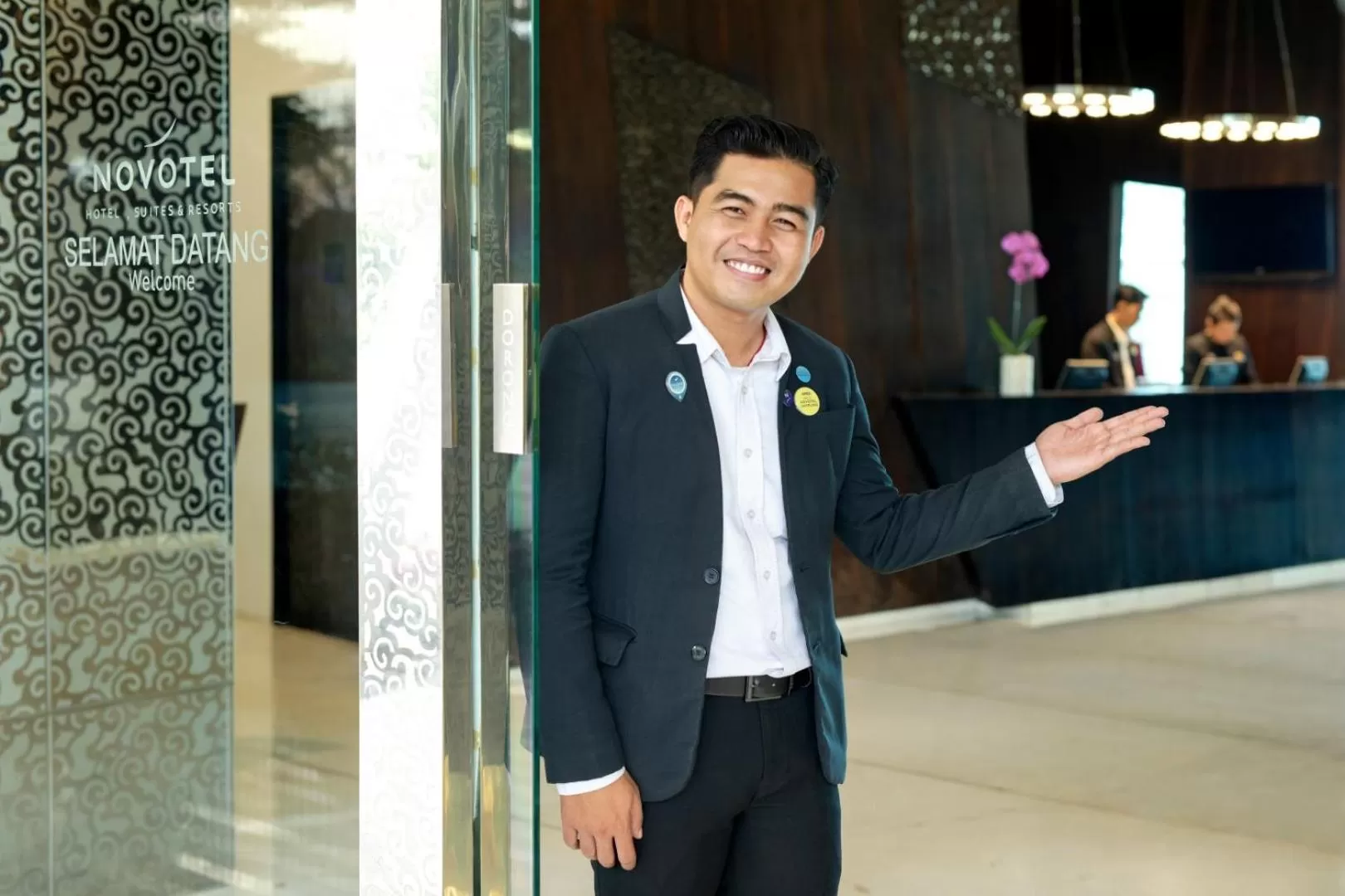 Lobby or reception in Novotel Lampung