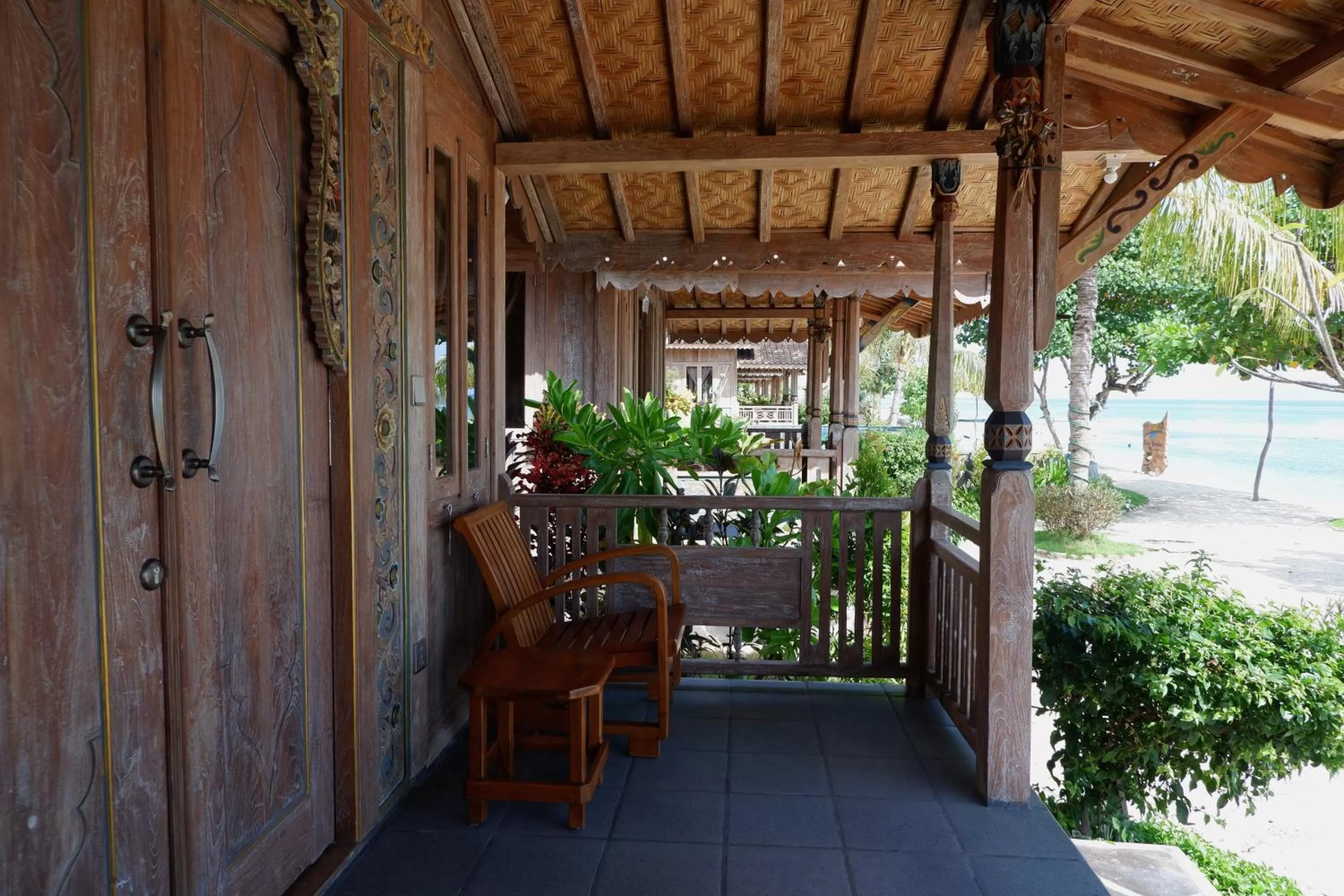 Balcony/Terrace in Blue Harbor Beachfront Villas & Resto