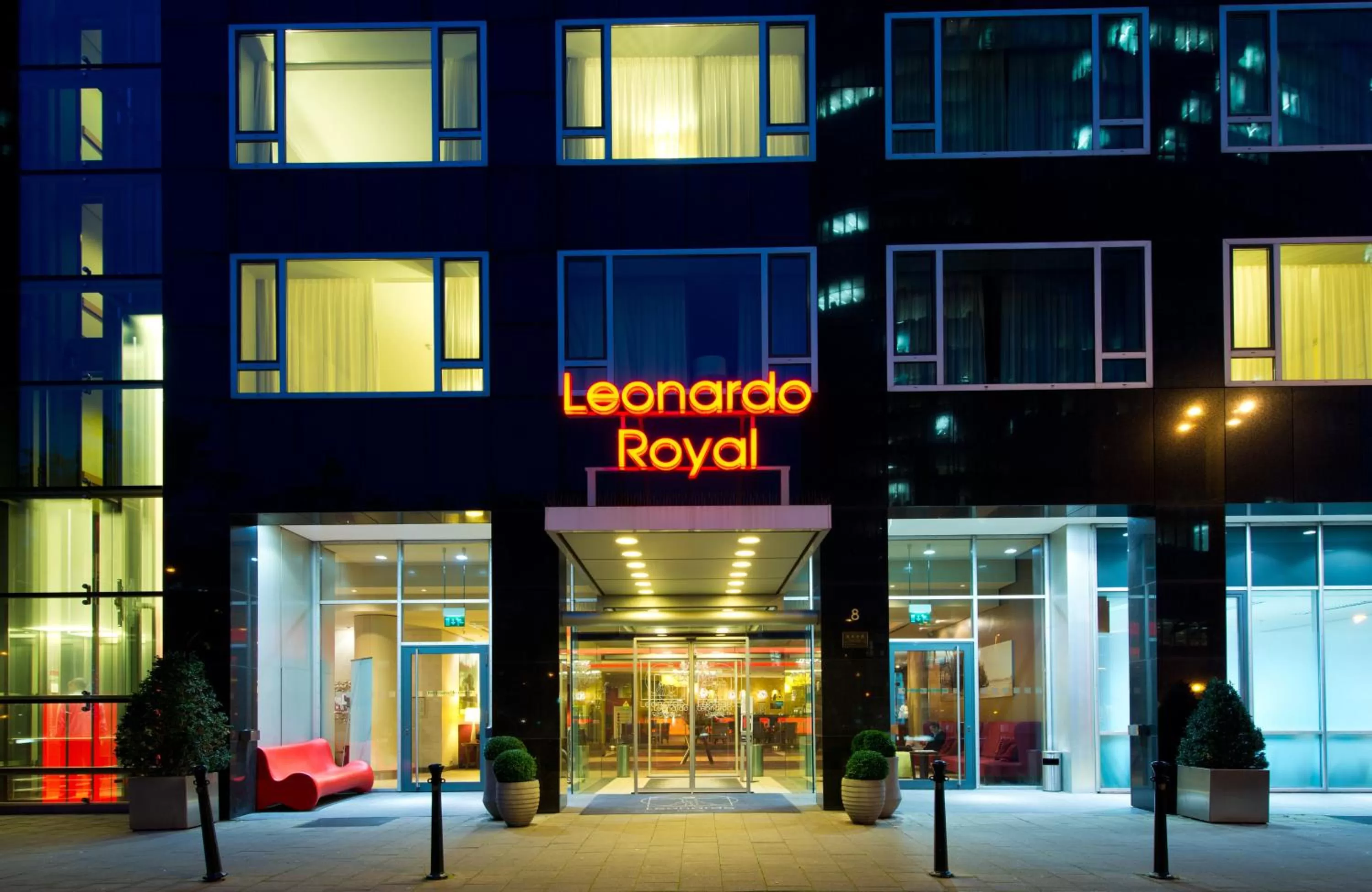 Property building in Leonardo Royal Hotel Düsseldorf Königsallee