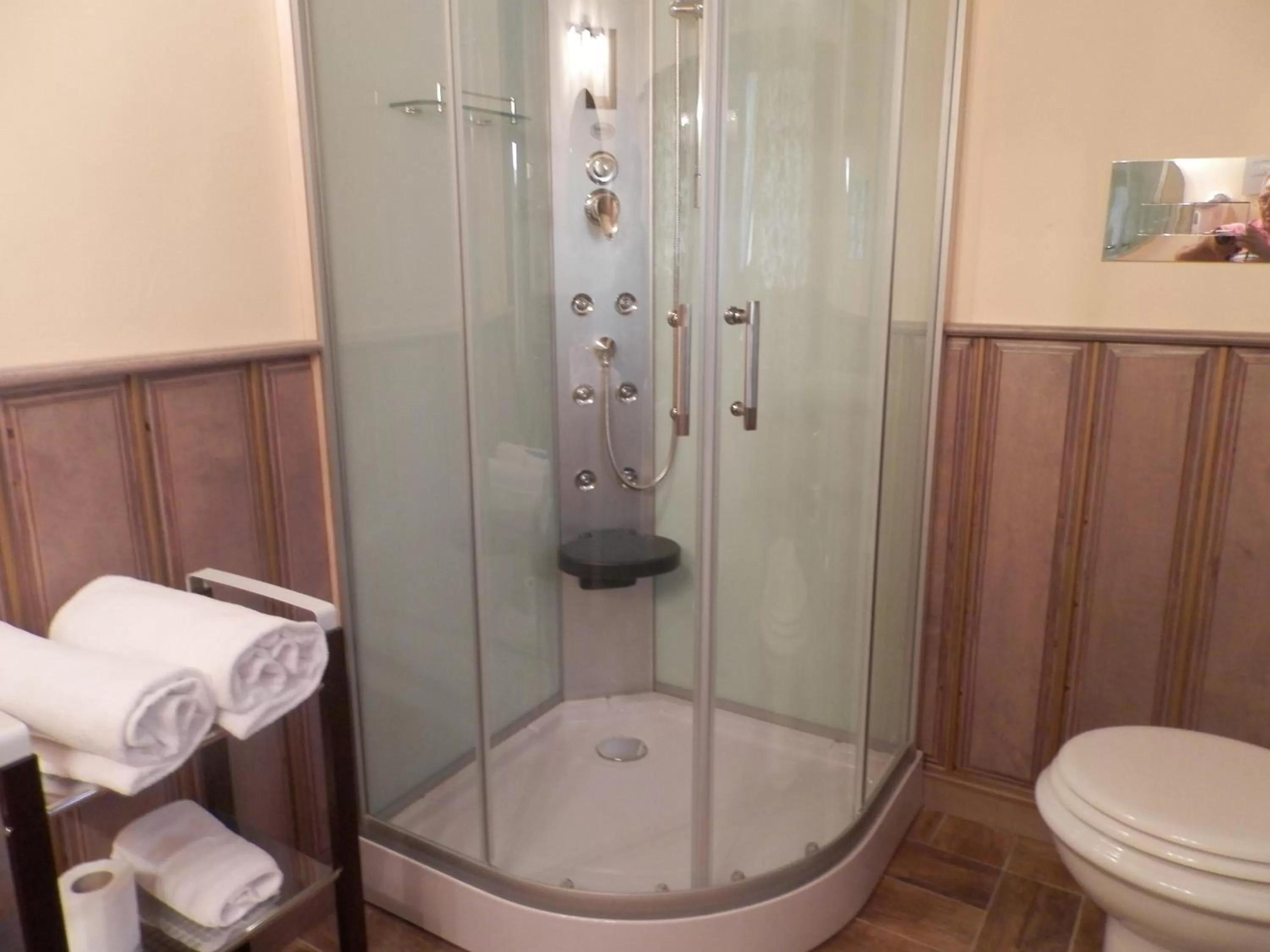 Shower in B&B Villa del Sole Relais