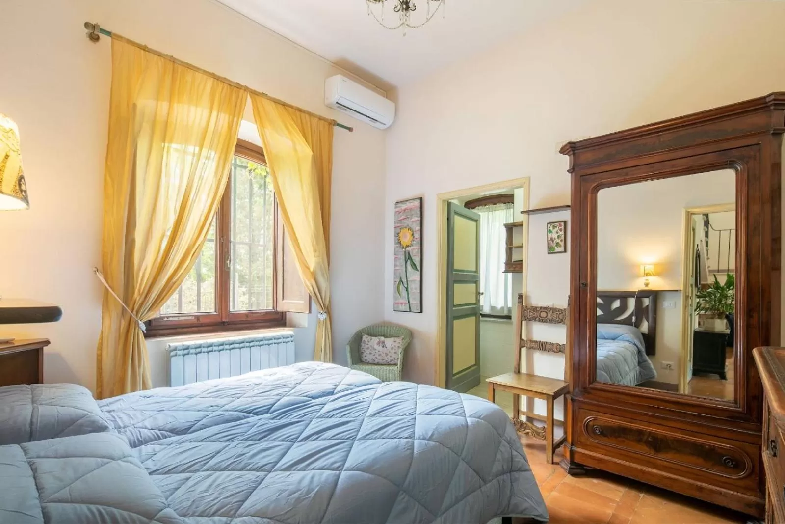 Bed in Villa Albertina
