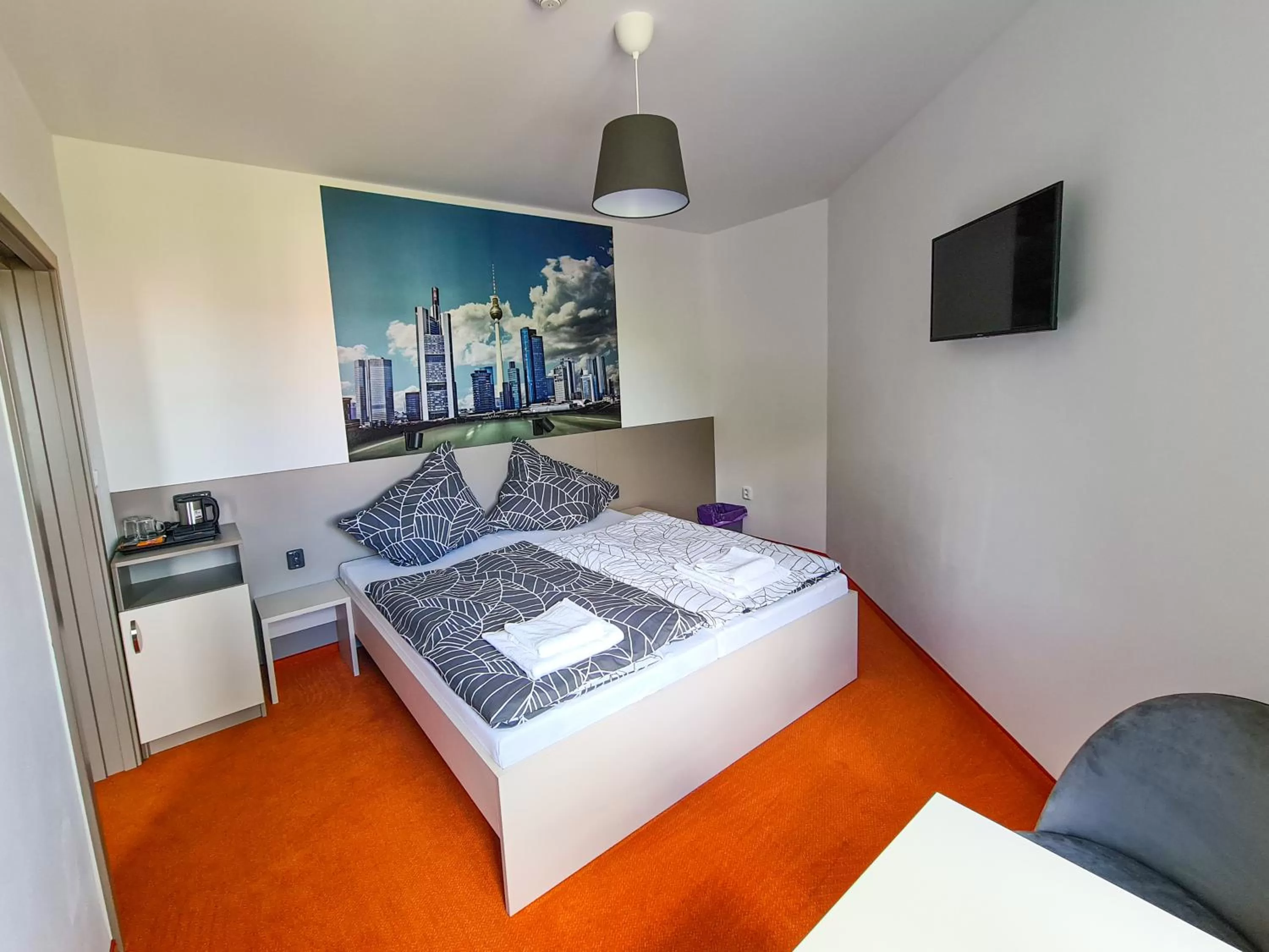 Bed in Pension Berlin