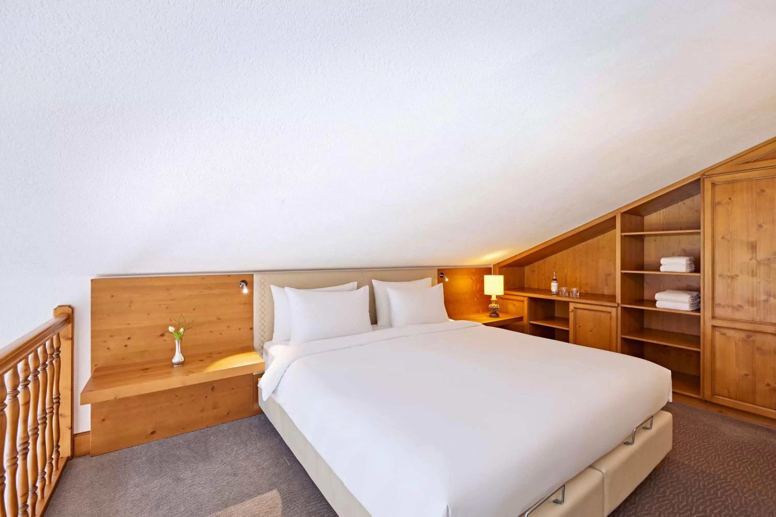 Bedroom, Bed in Parkhotel Oberstaufen