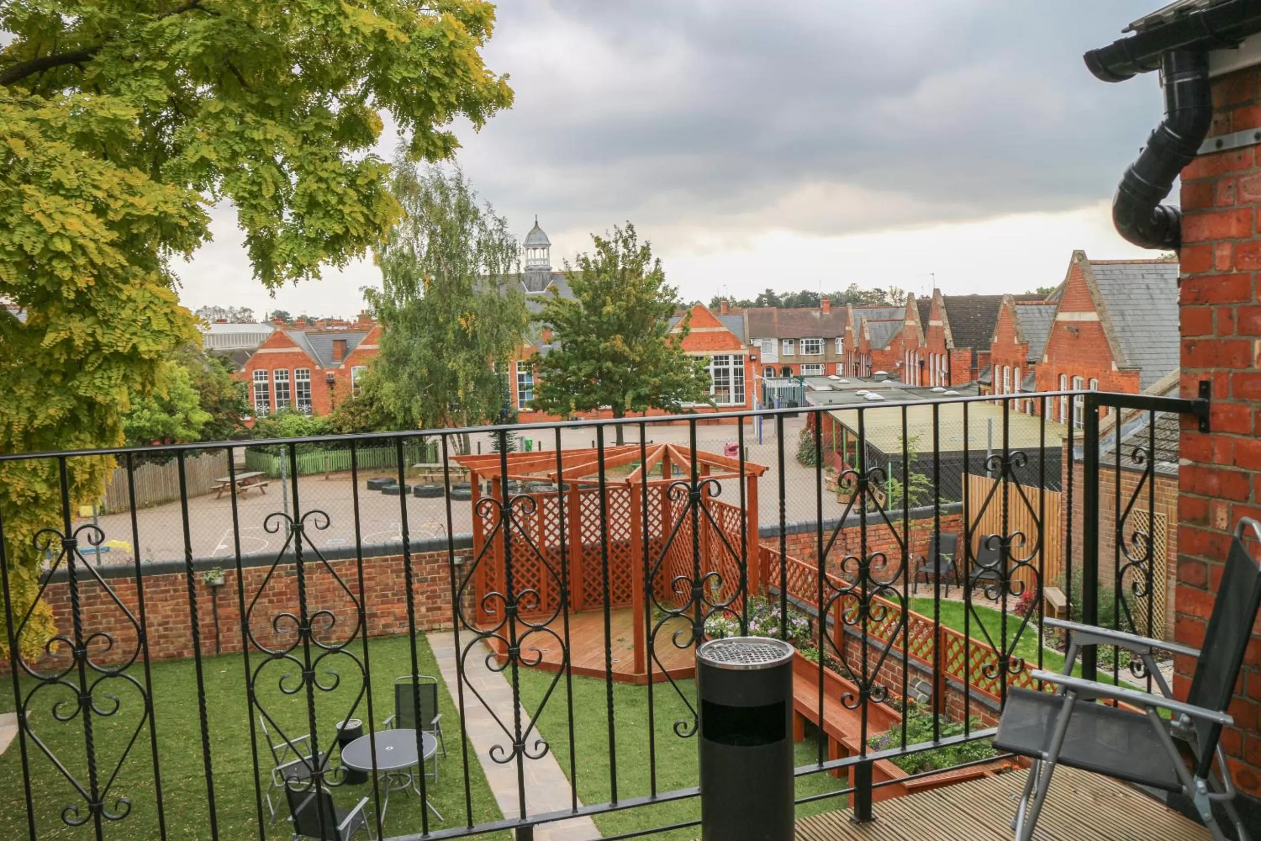 Patio in Oscar Lodge