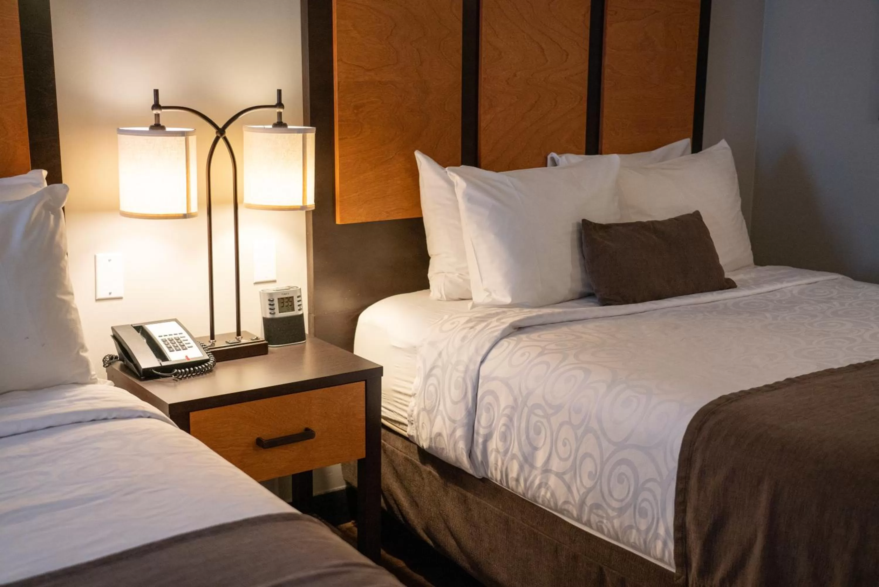 Bed in Pocaterra Inn & Waterslide