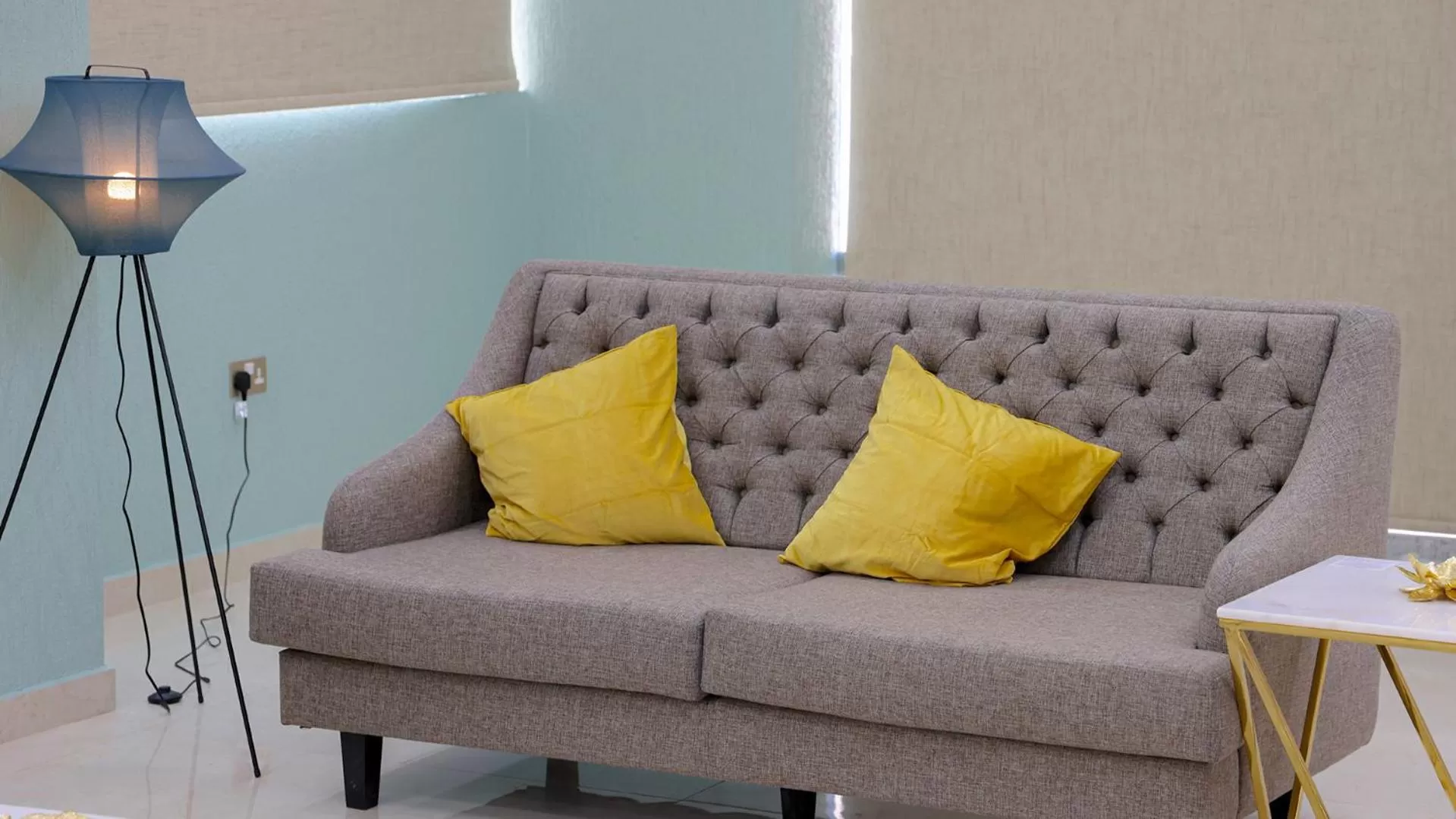 Seating area in BHomed Salmiya