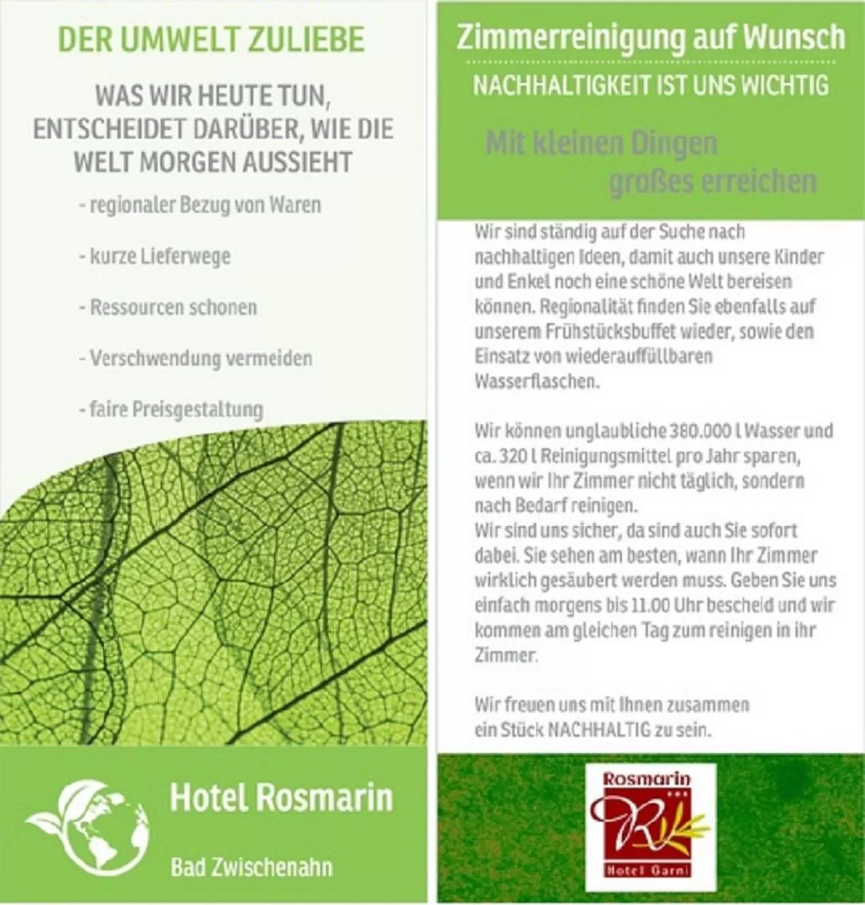 Staff in Hotel Rosmarin