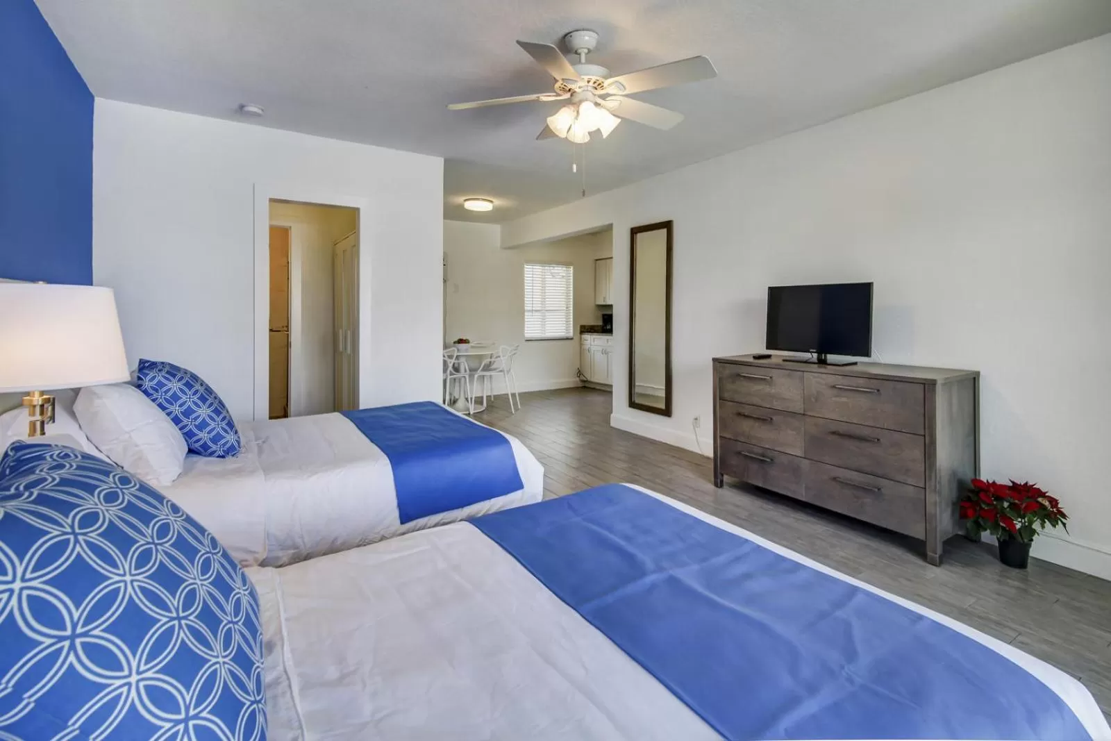 Bed in Blue Strawberry by the Sea