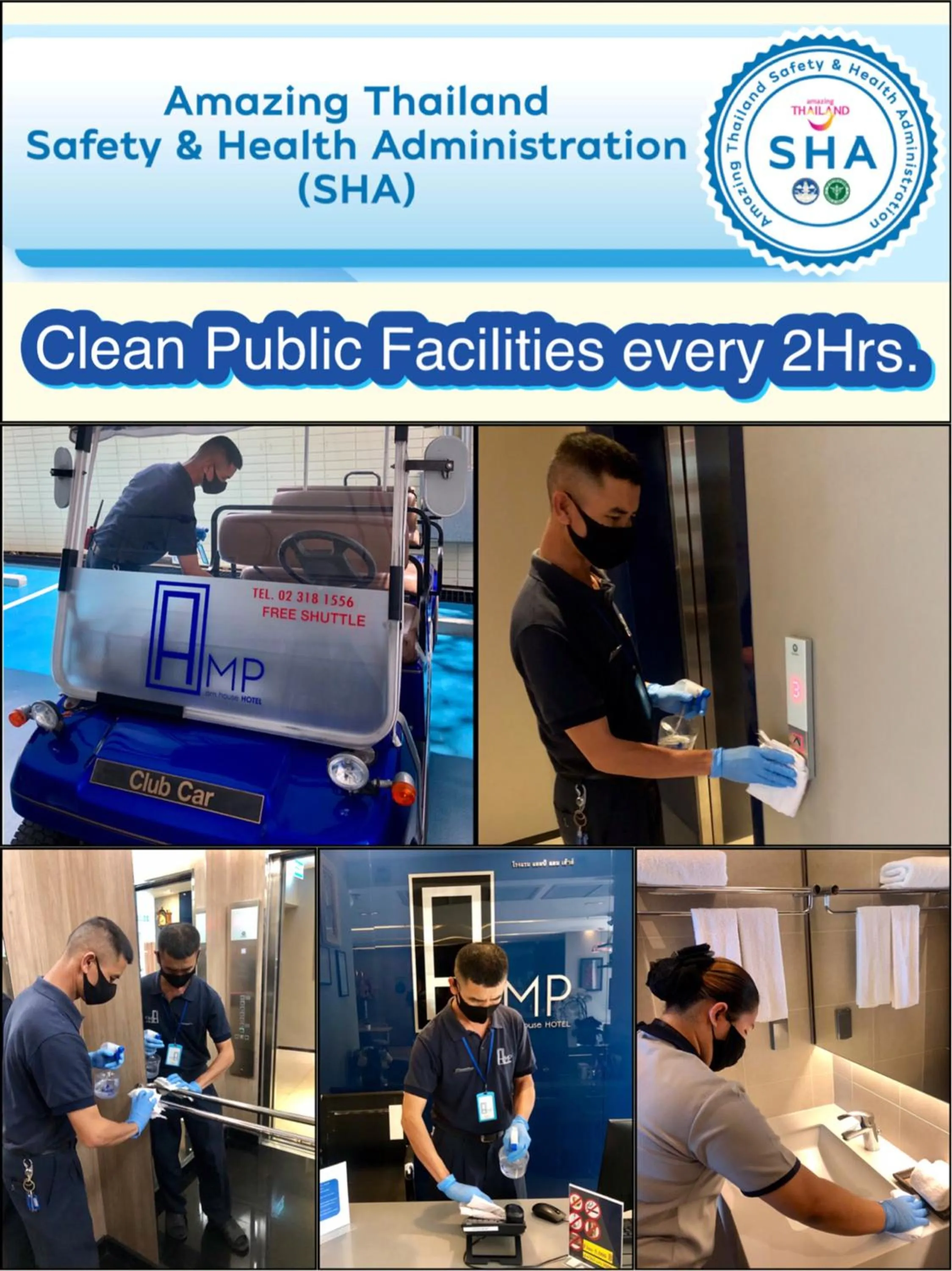 Area and facilities in Amp Am House Bangkok Hotel