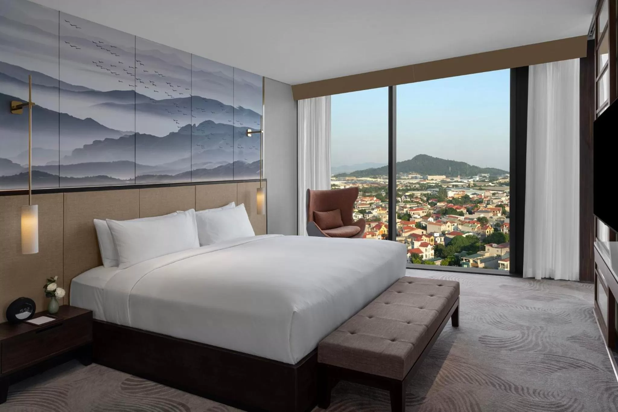 Photo of the whole room, Bed in Crowne Plaza Vinh Yen City Centre by IHG