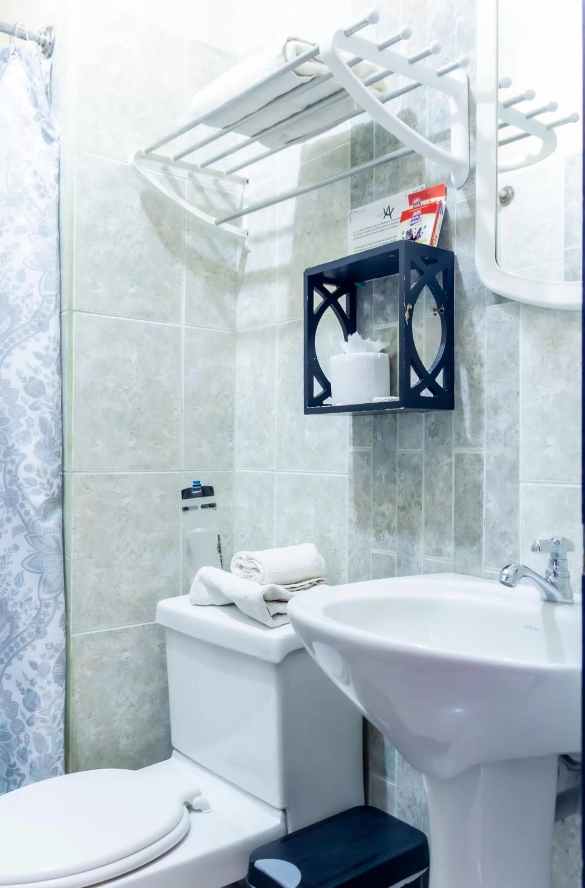 Shower in Hostal Antares