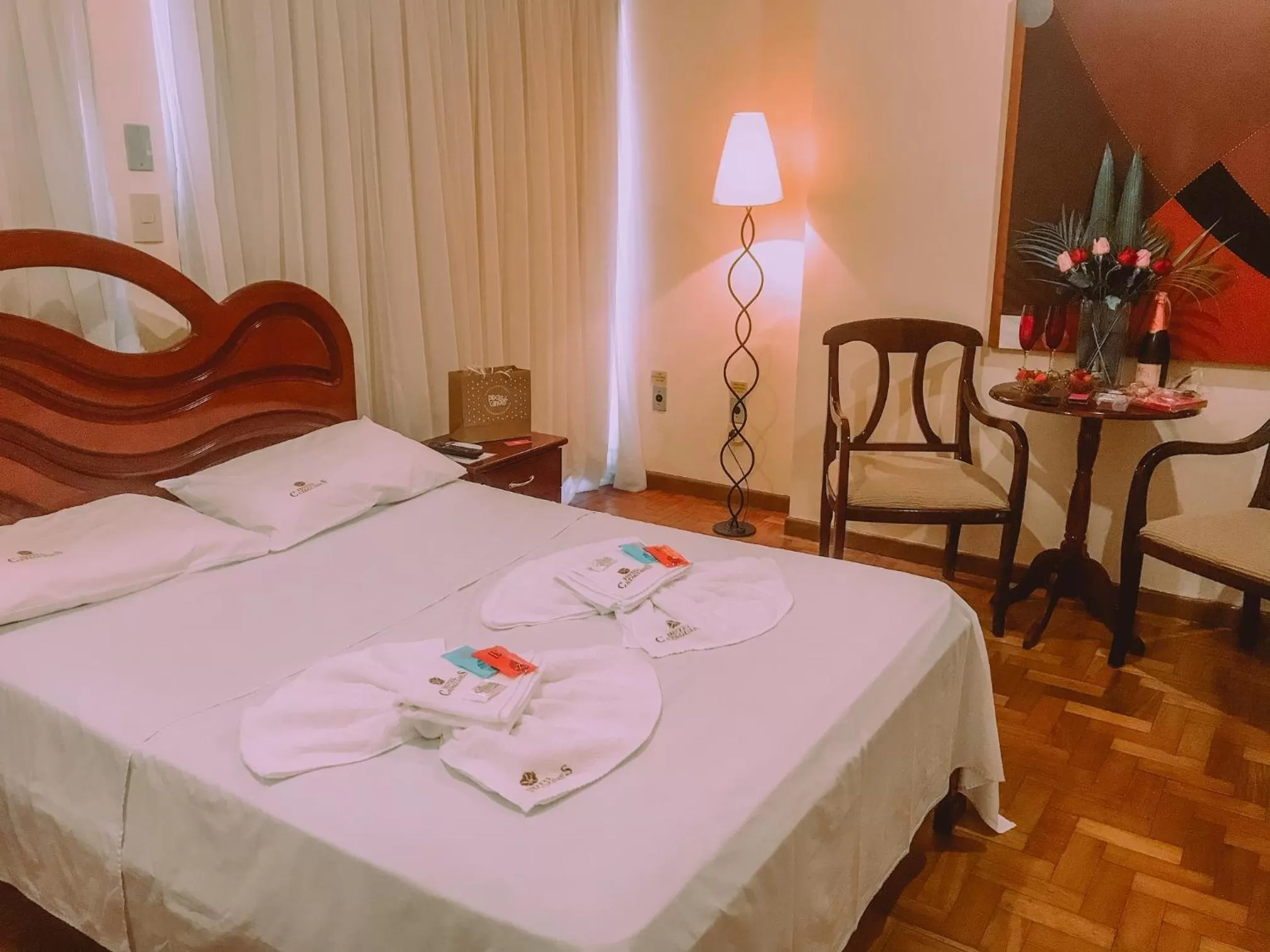 Bedroom, Bed in Hotel Cataguases