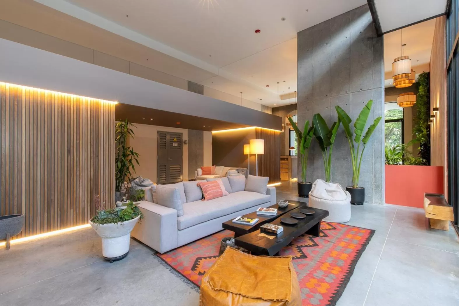 Seating area in Landmark Hotel