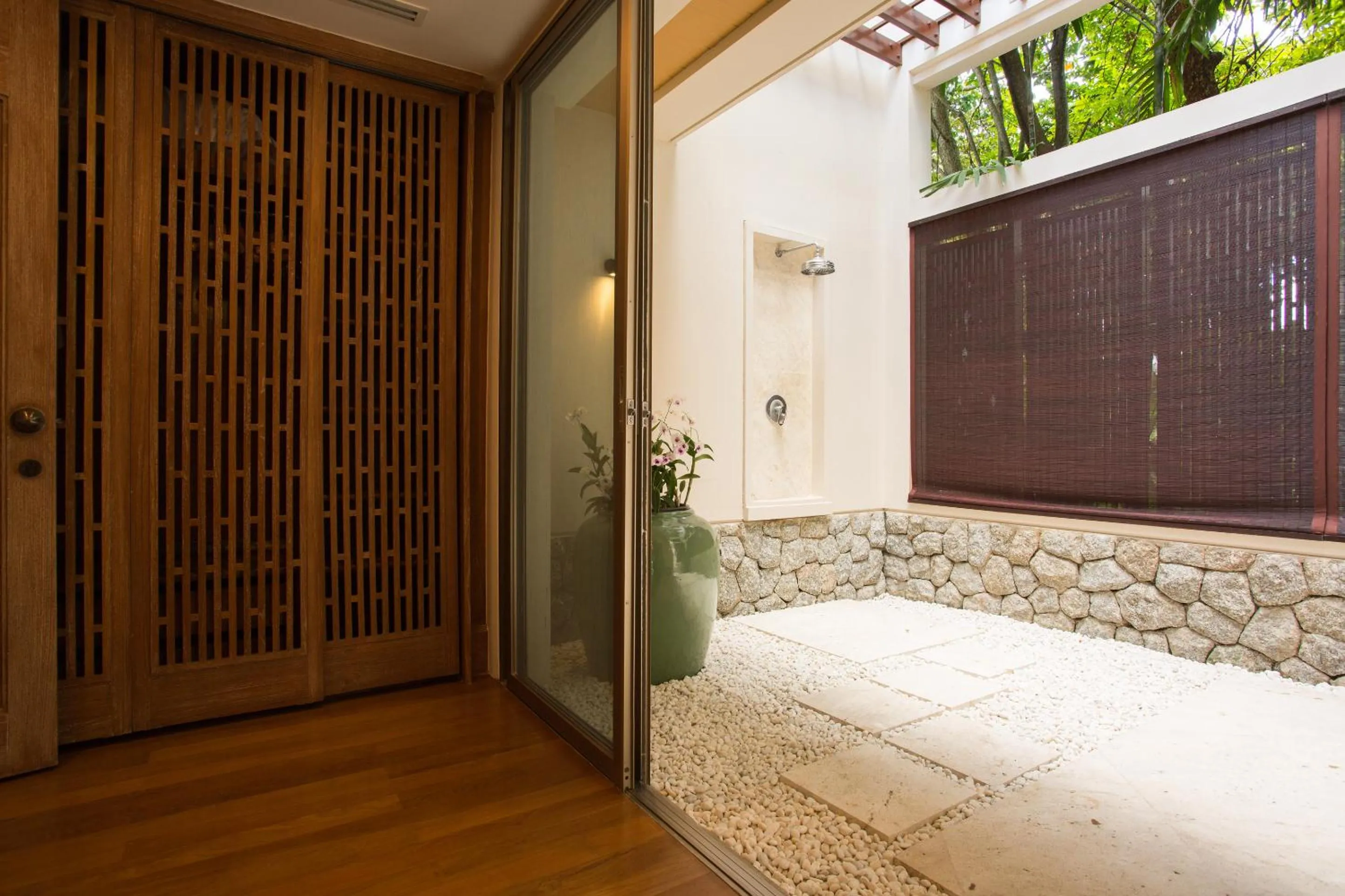 Shower, Bed in Trisara Villas & Residences Phuket