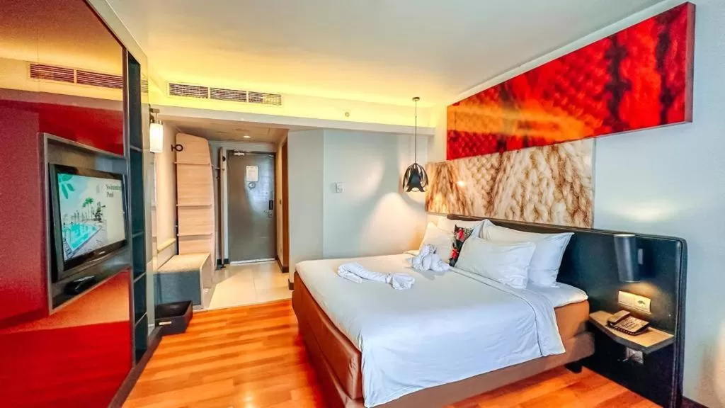 Bedroom, Bed in Malyabhara Hotel