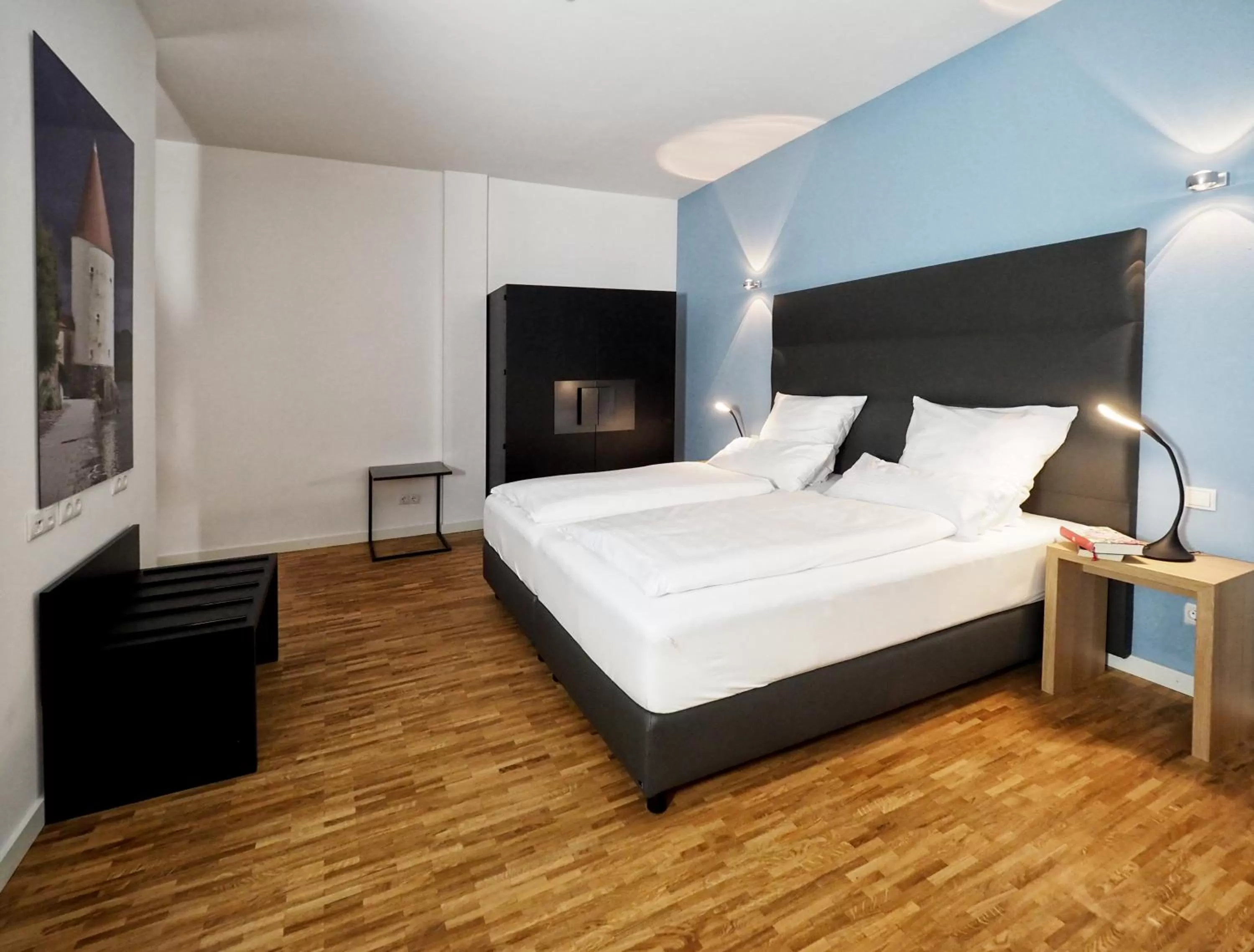 Bed in Apparthotel Rivers Passau